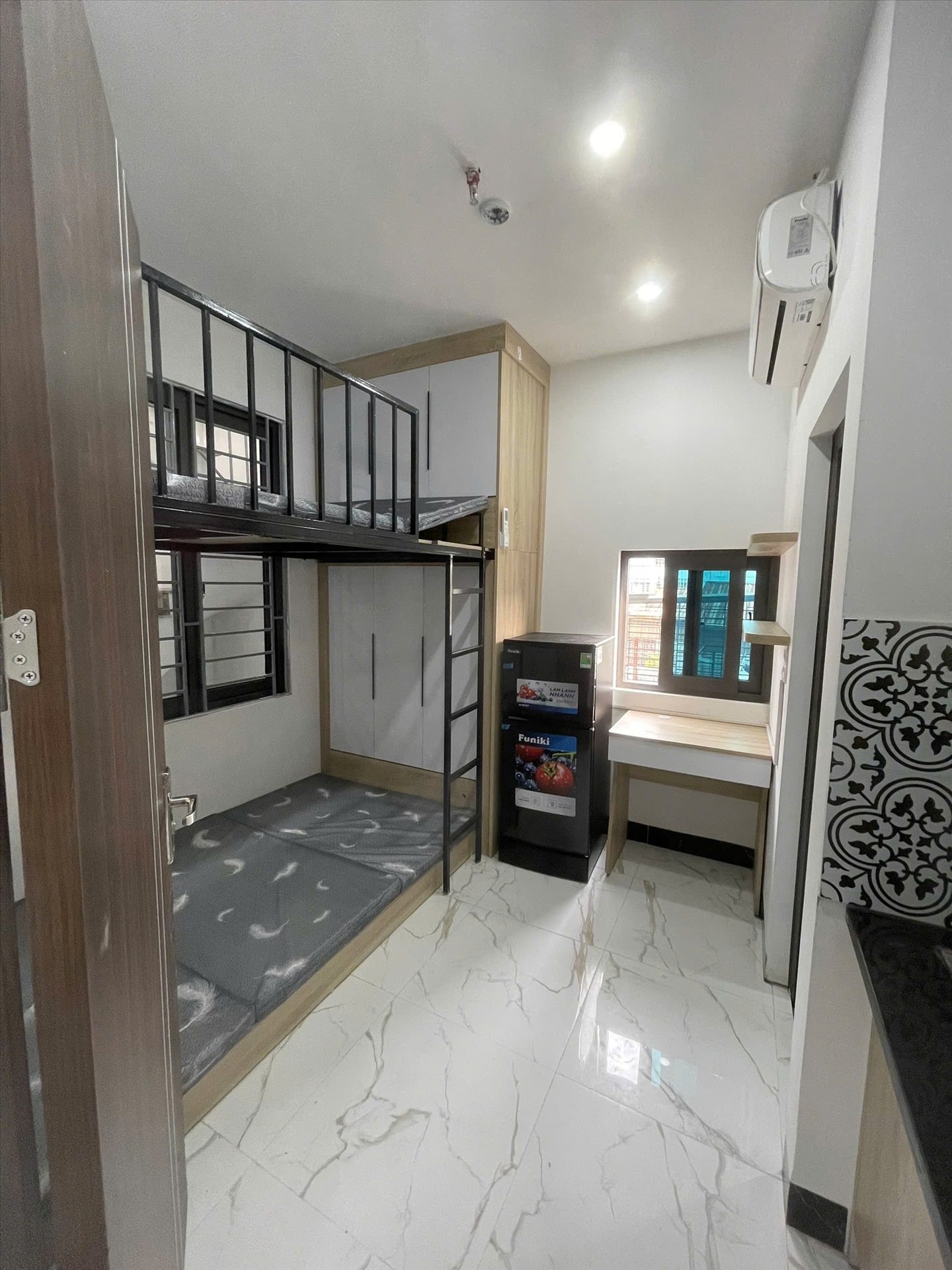 Phòng trọ Duplex 25m2 tại HM House Định Công Thượng - Hoàng Mai - Phòng ngủ