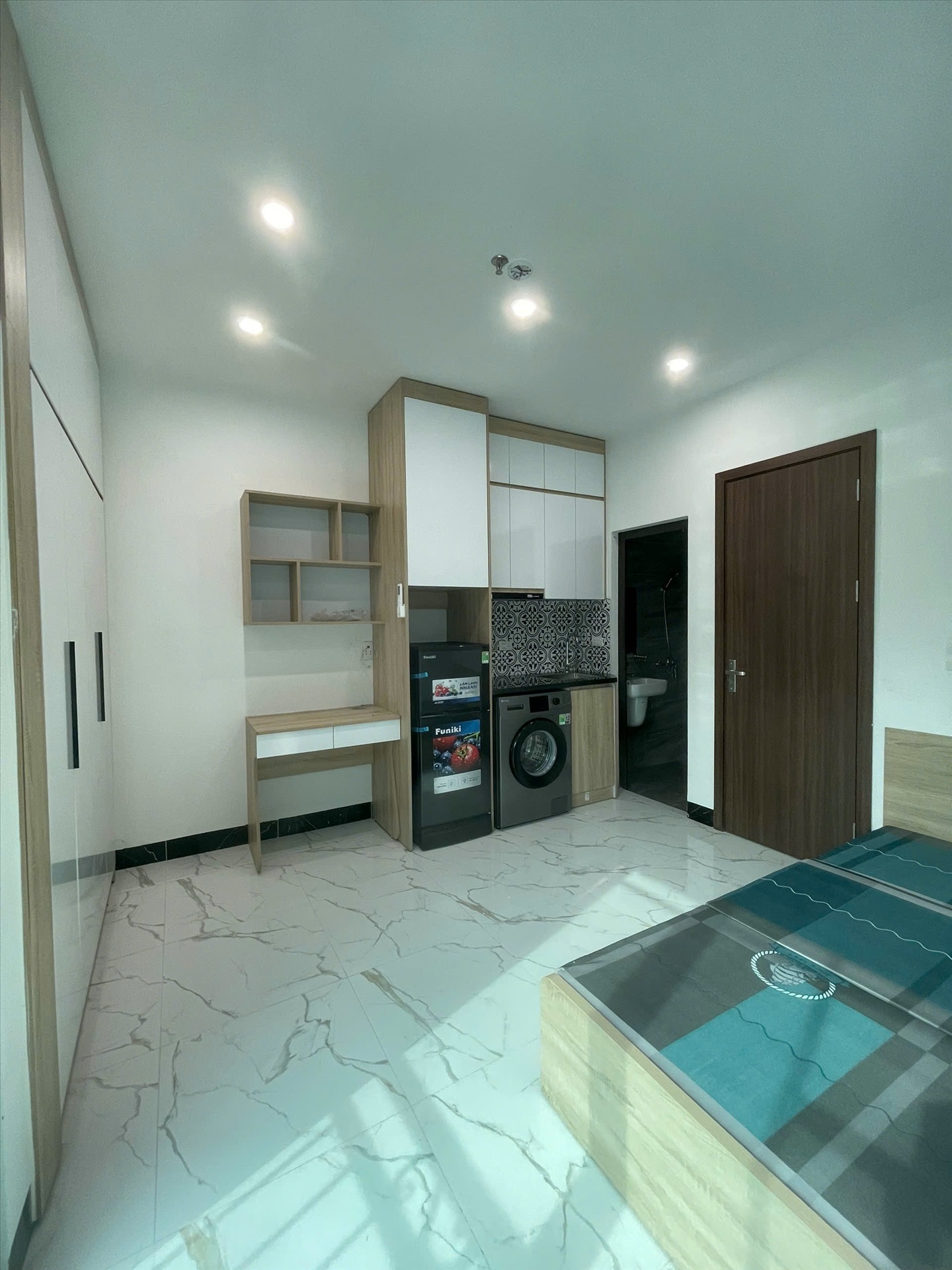 Phòng trọ Studio 30m2 tại HM House Định Công Thượng - Hoàng Mai - Phòng ngủ