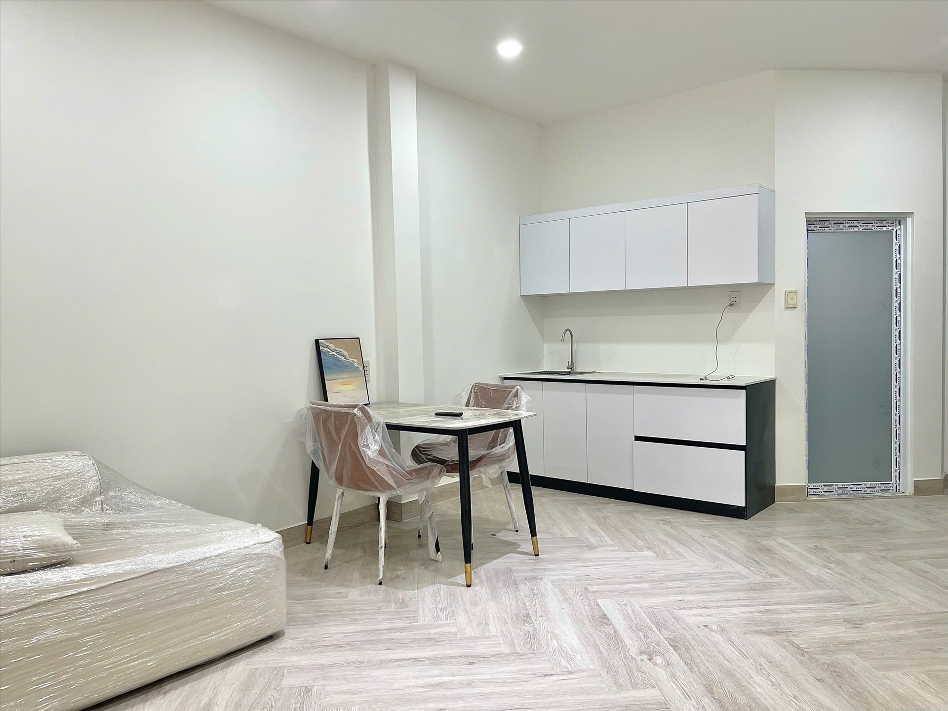 Phòng trọ Studio 50m2 tại TTL Home Phan Đình Phùng - Phú Nhuận - Phòng khách