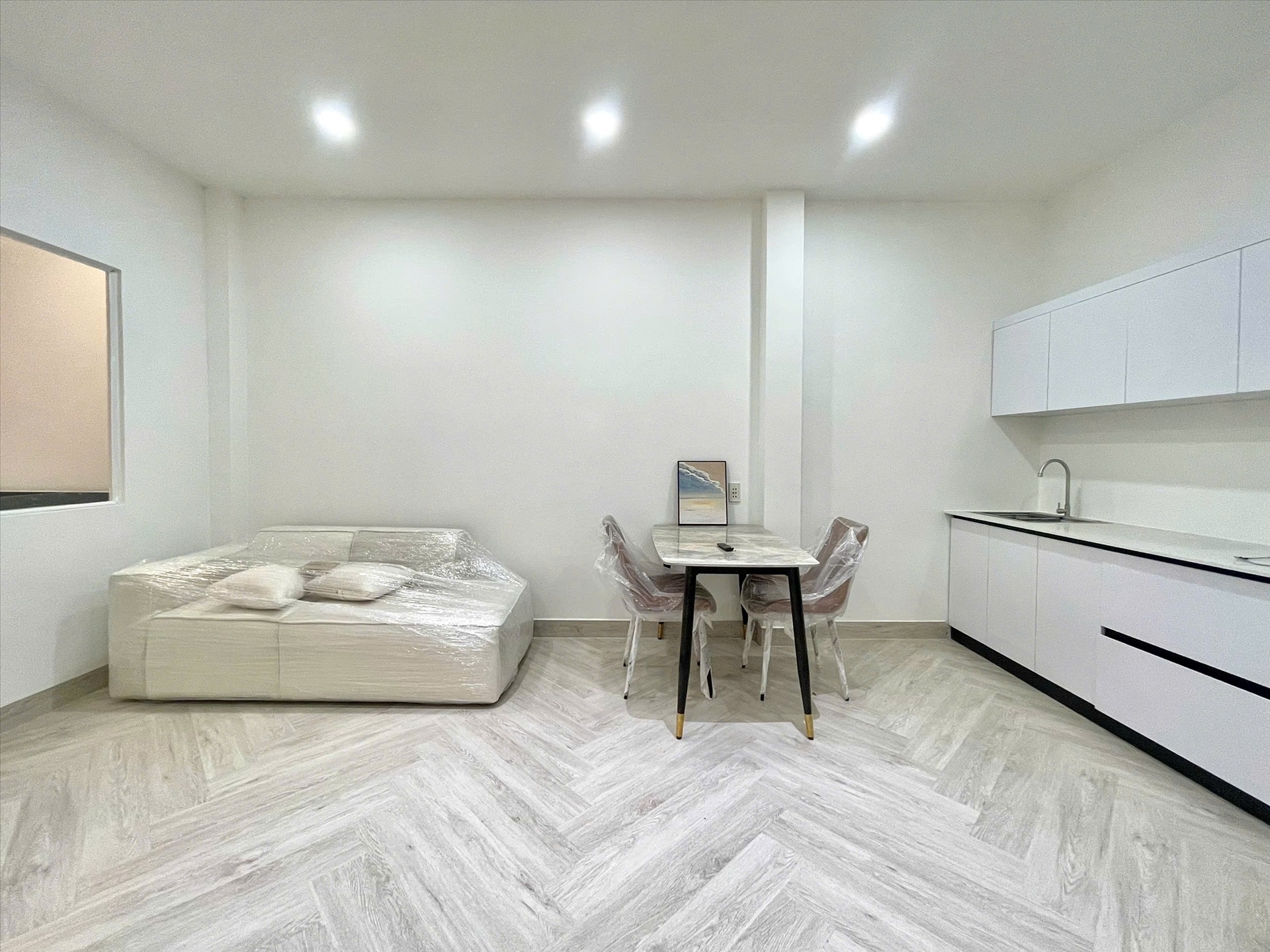 Phòng trọ Studio 50m2 tại TTL Home Phan Đình Phùng - Phú Nhuận - Phòng khách