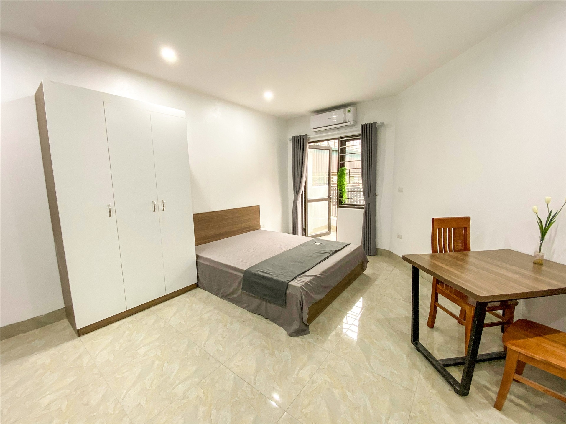 Phòng trọ Studio 30m2 tại RenHouse 1 Mỹ Đình - Nam Từ Liêm - Phòng ngủ