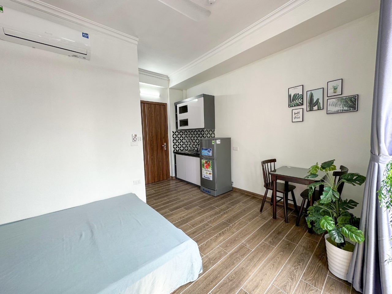 Phòng trọ Studio 28m2 tại RenHouse Hồ Tùng Mậu - Bắc Từ Liêm - Phòng bếp