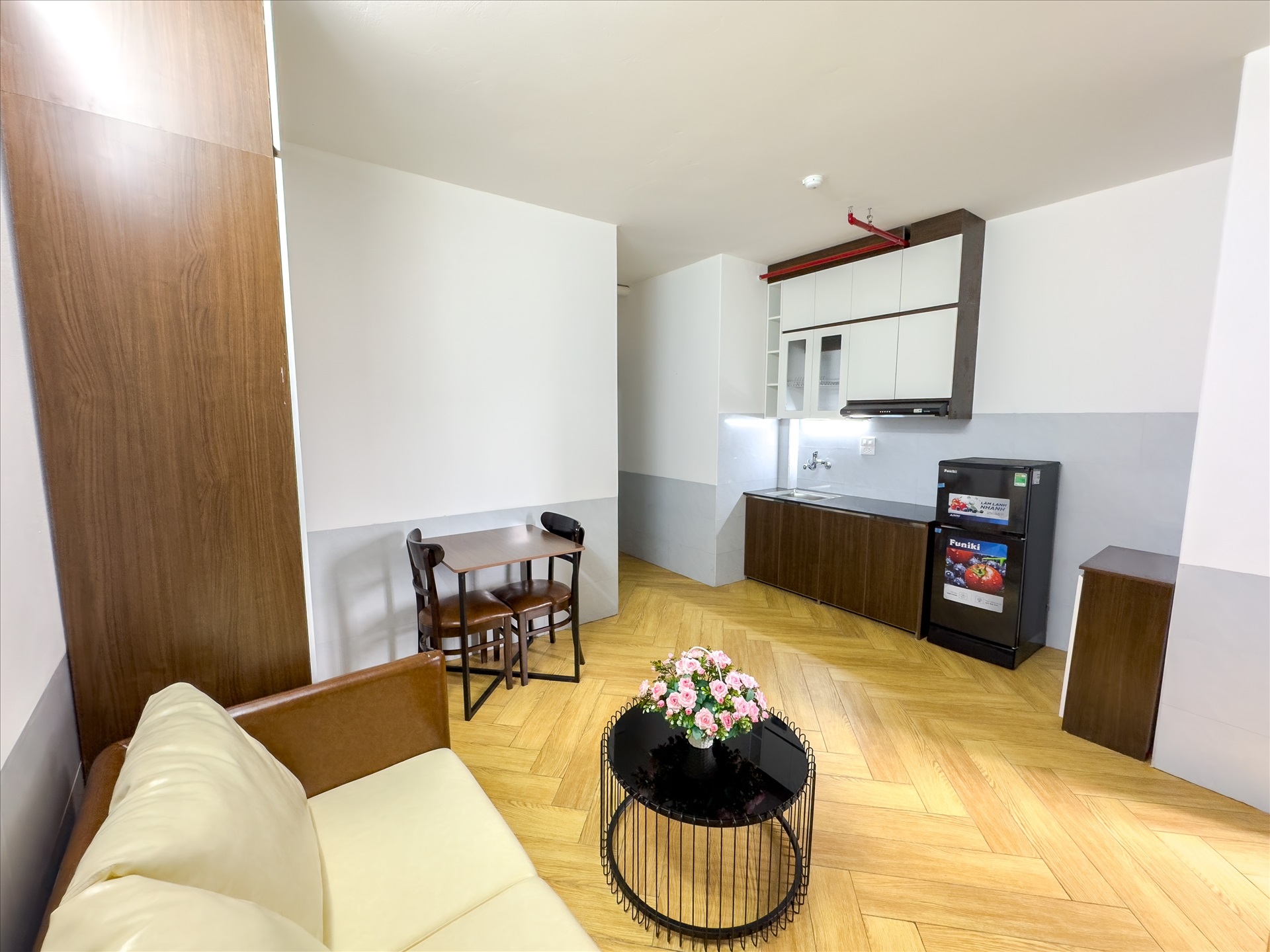 Phòng trọ Studio 29m2 tại RenHouse 1 Phú Kiều - Bắc Từ Liêm - Phòng ngủ