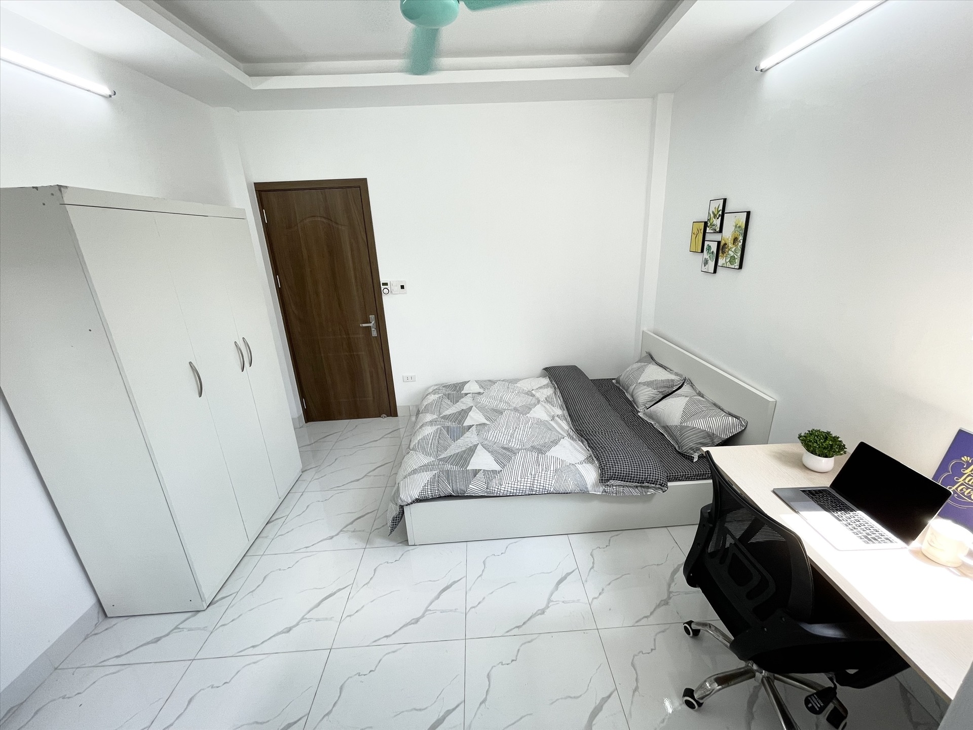 Phòng trọ Studio 20m2 tại Airstay Lê Thanh Nghị - Hai Bà Trưng - Phòng ngủ