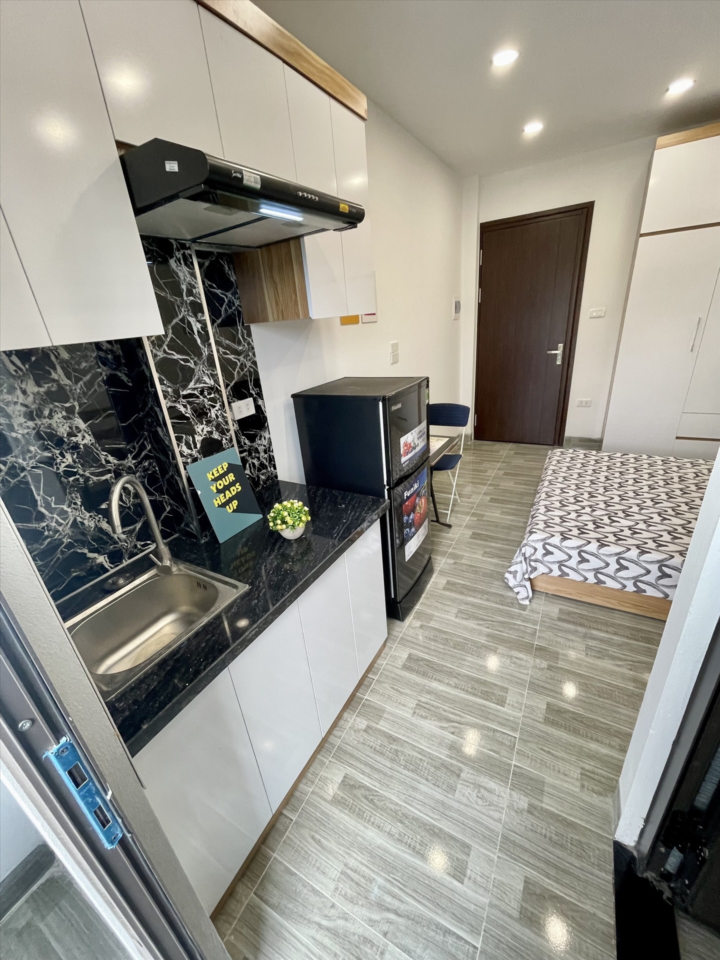 Phòng trọ Studio 22m2 tại Airstay Hoàng Mai - Hoàng Mai - Phòng bếp