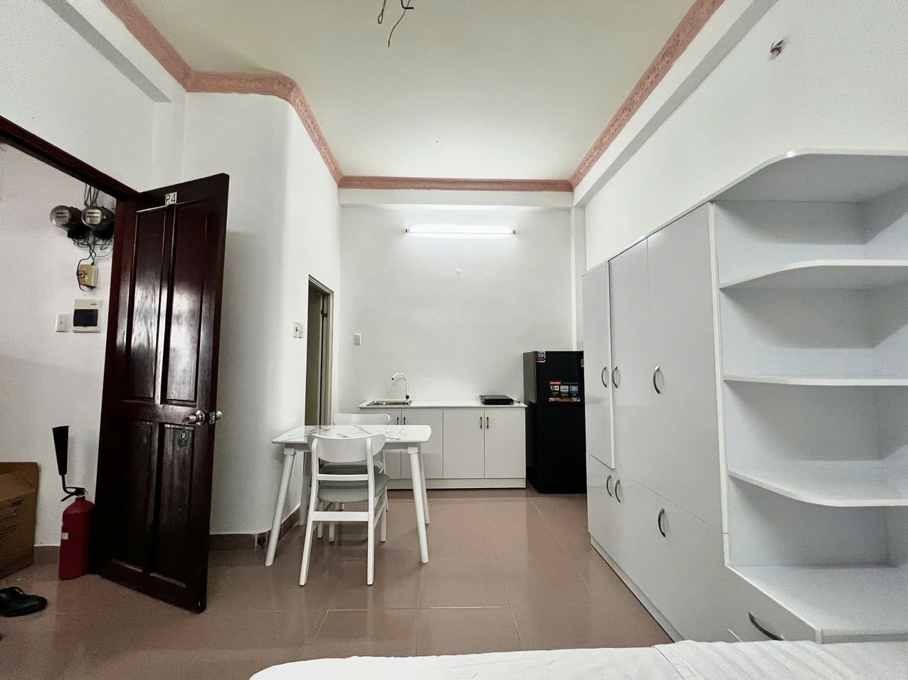 Phòng trọ Studio 25m2 tại CT Home Huỳnh Văn Bánh - Phú Nhuận - Phòng khách