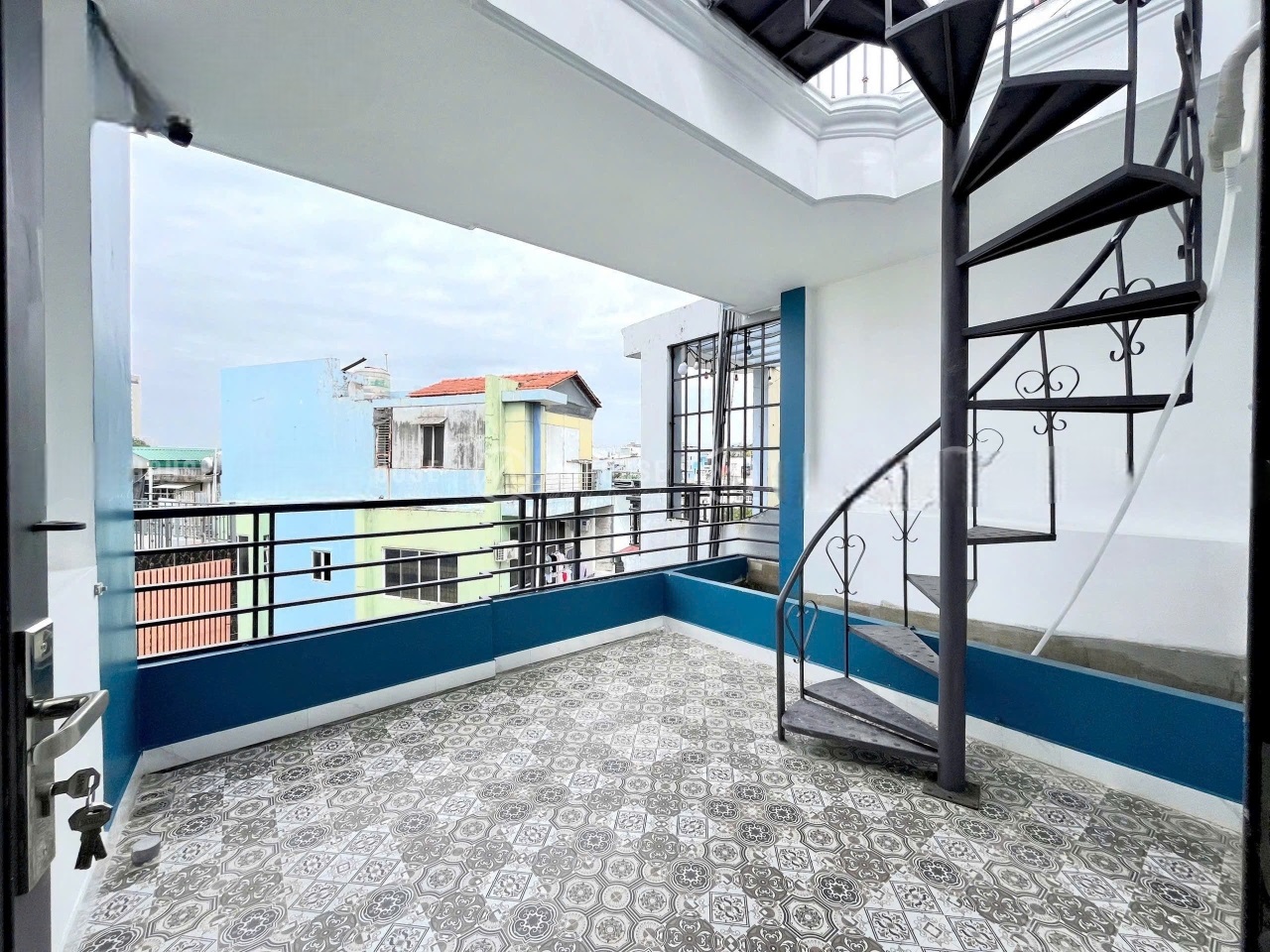 Phòng trọ Studio 30m2 tại AD House Hoàng Sa - Tân Bình - Ban công