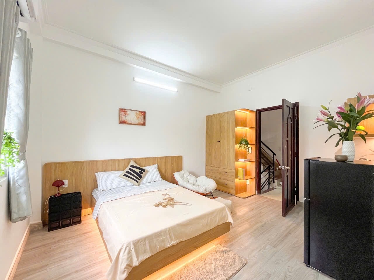 Phòng trọ Studio 25m2 tại Lighthouse Cách Mạng Tháng 8 - Quận 3 - Phòng ngủ