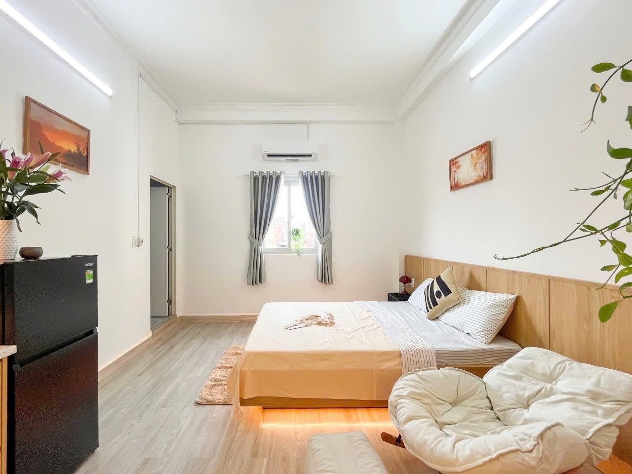 Phòng trọ Studio 25m2 tại Lighthouse Cách Mạng Tháng 8 - Quận 3 - Phòng ngủ