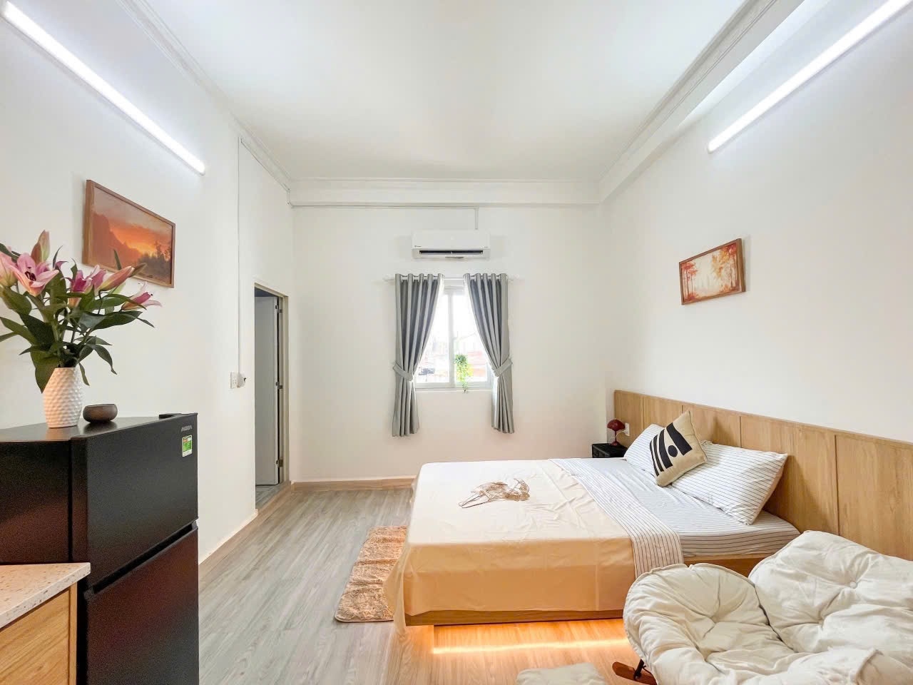 Phòng trọ Studio 25m2 tại Lighthouse Cách Mạng Tháng 8 - Quận 3 - Phòng ngủ