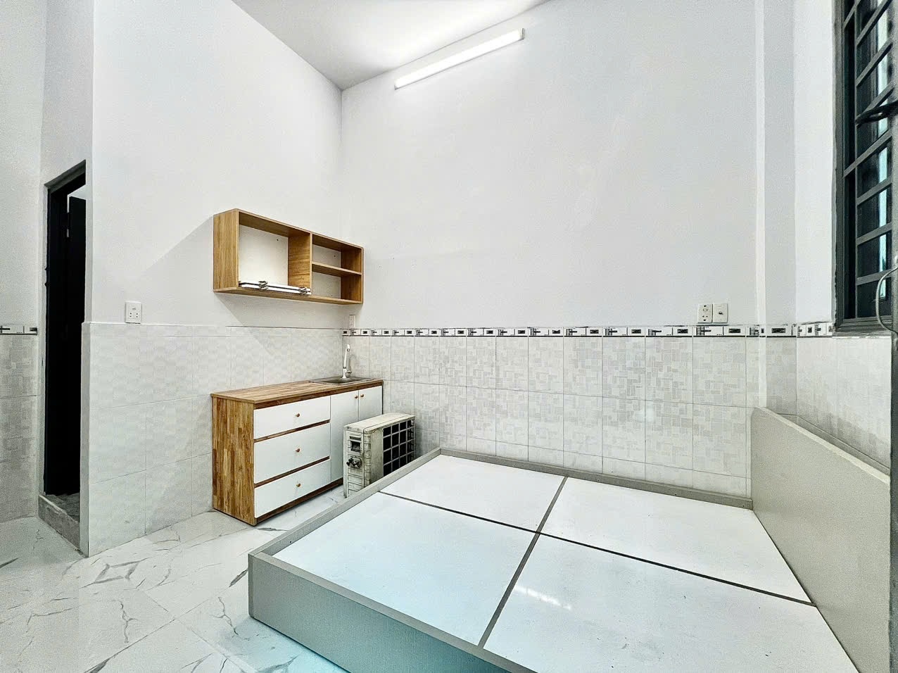 Phòng trọ Studio 25m2 tại AV House Bông Sao - Quận 8 - Phòng ngủ