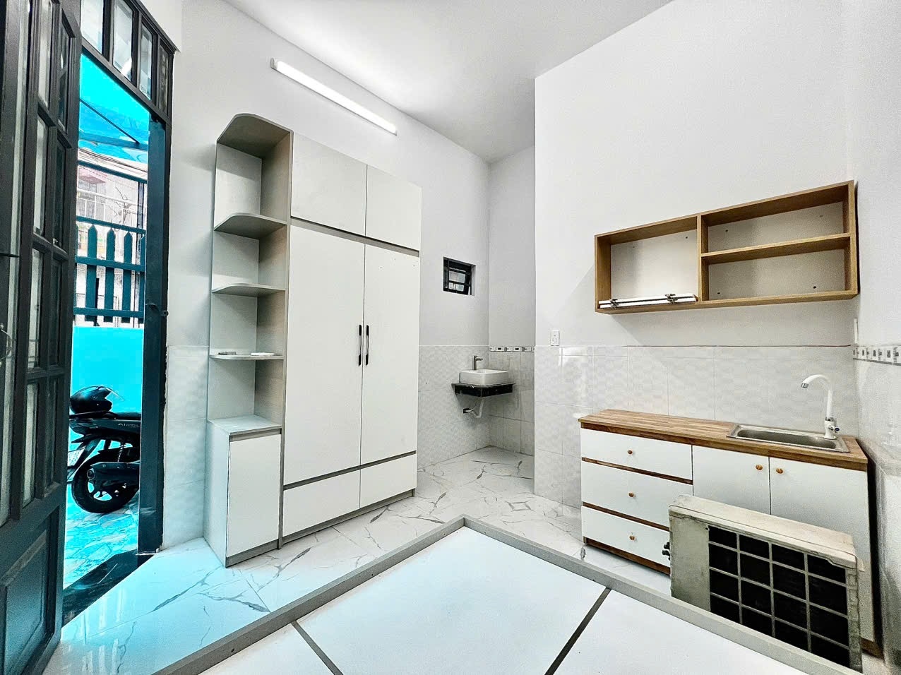 Phòng trọ Studio 25m2 tại AV House Bông Sao - Quận 8 - Phòng ngủ