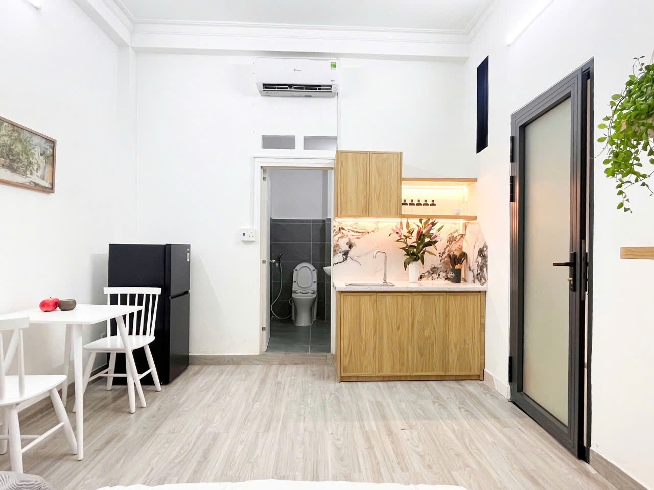 Phòng trọ Studio 30m2 tại Lighthouse Cách Mạng Tháng 8 - Quận 3 - Phòng ngủ