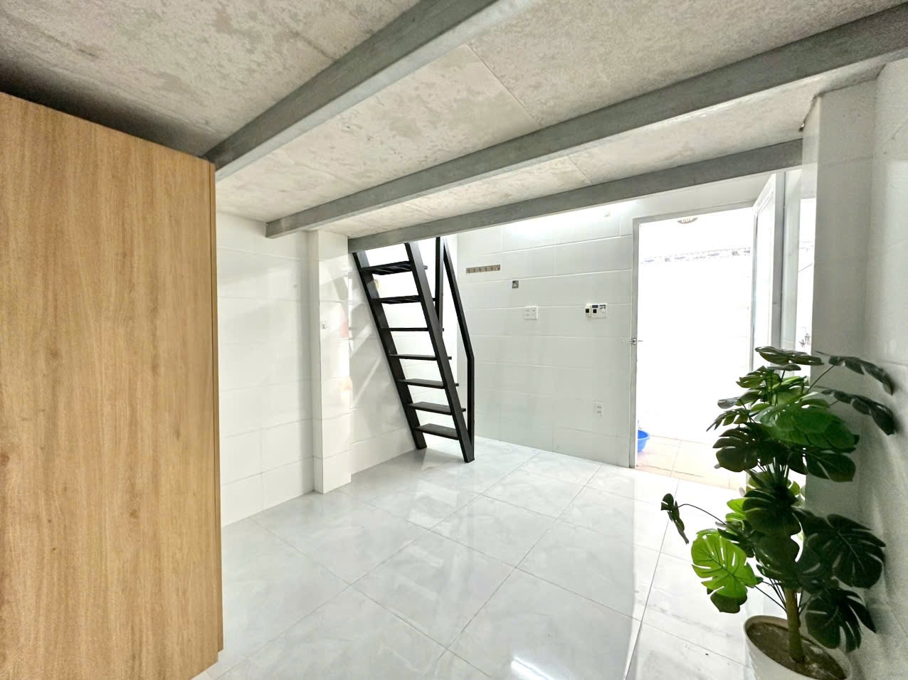 Phòng trọ Duplex 25m2 tại Gohome Quang Trung - Gò Vấp - Phòng khách