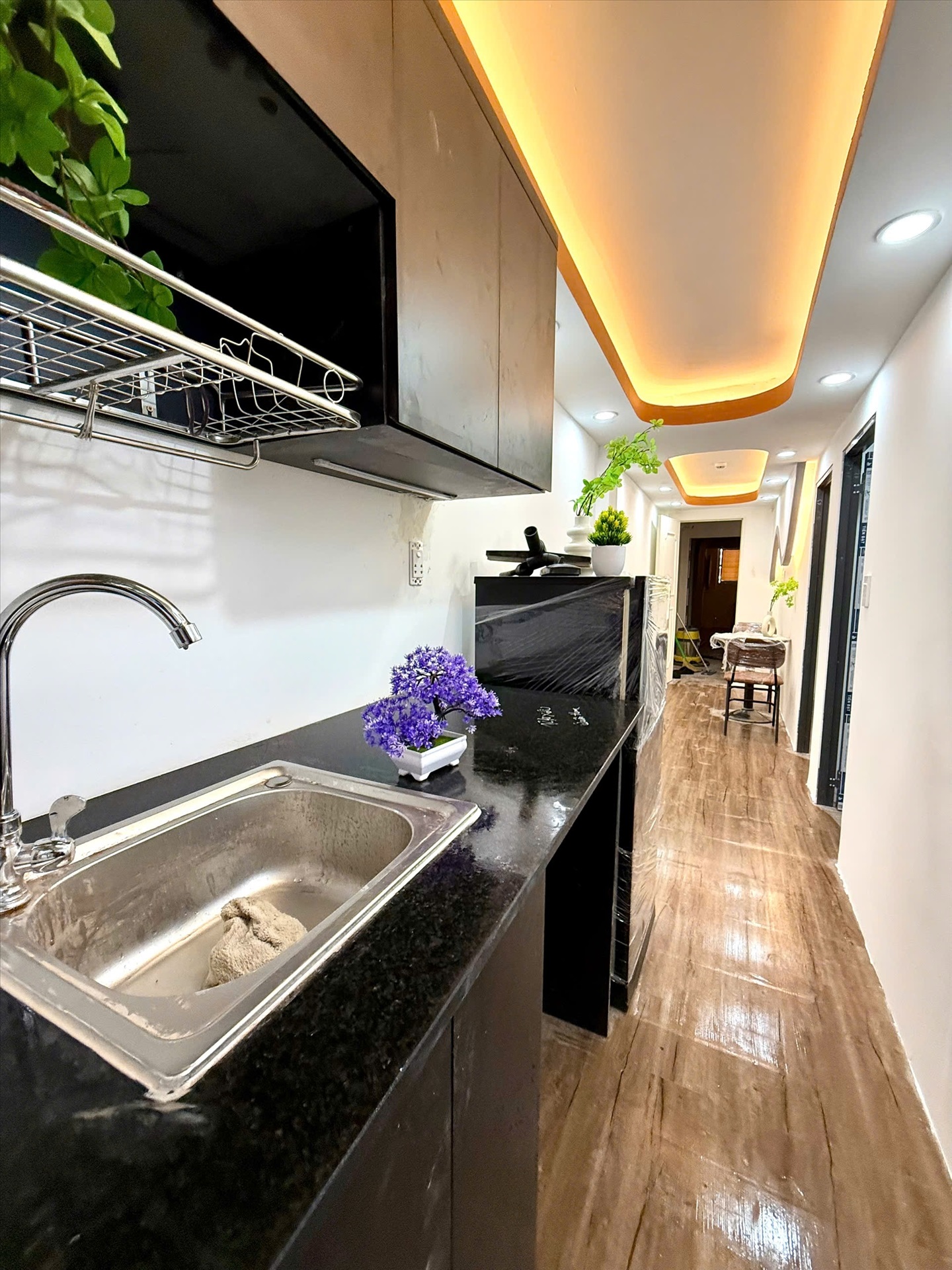 Phòng trọ 2 Phòng ngủ 40m2 tại AQ Home Nơ Trang Long - Bình Thạnh - Phòng bếp
