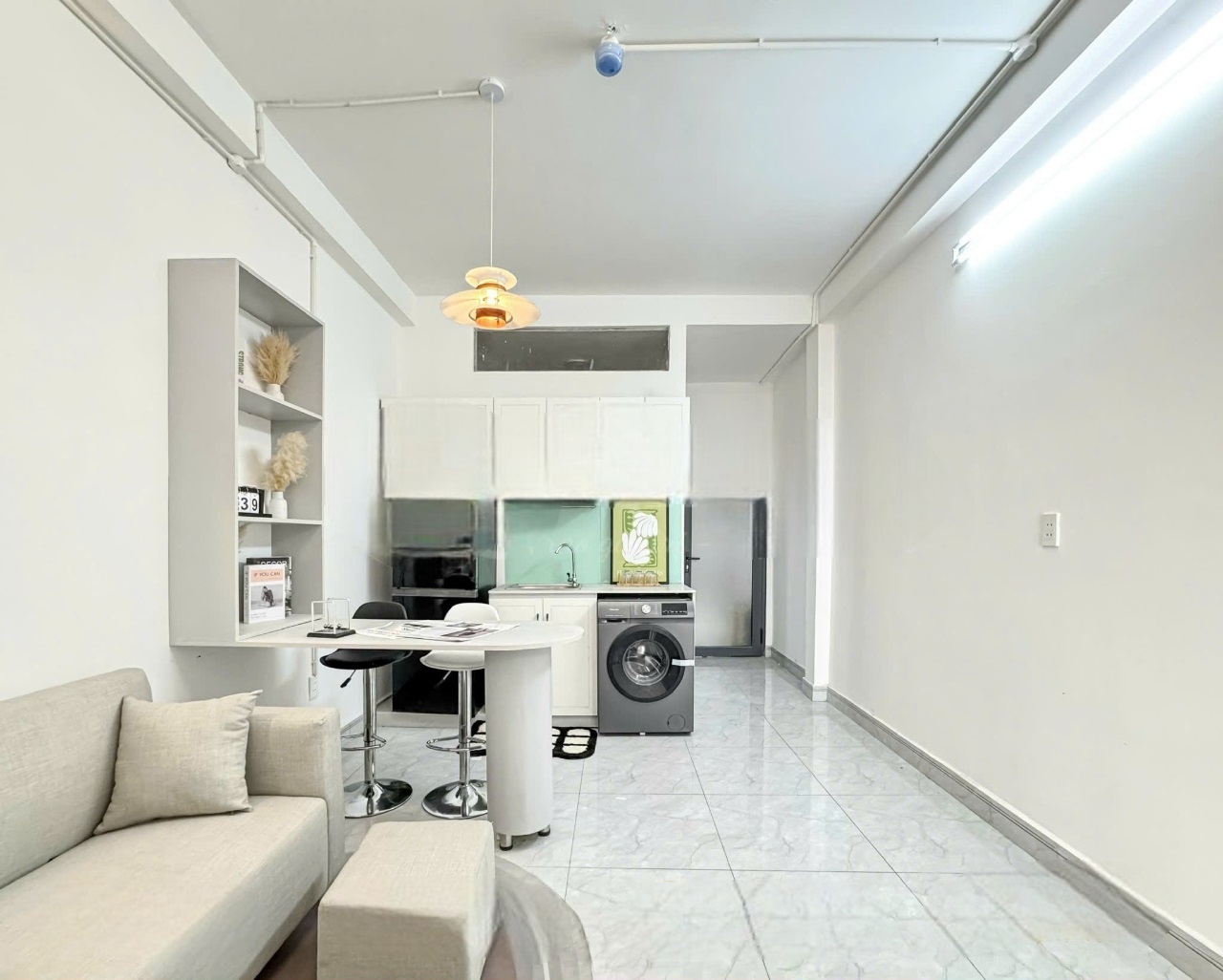 Phòng trọ 1 Phòng ngủ 40m2 tại AT Apartment Đỗ Thị Lời - Quận 3 - Phòng khách