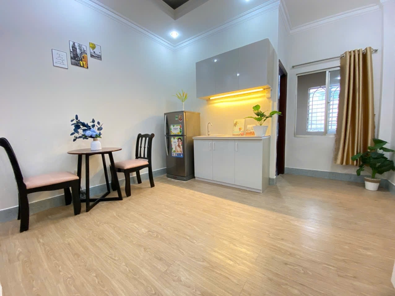 Phòng trọ Studio 25m2 tại VNhouse Trần Văn Đang - Quận 3 - Phòng bếp