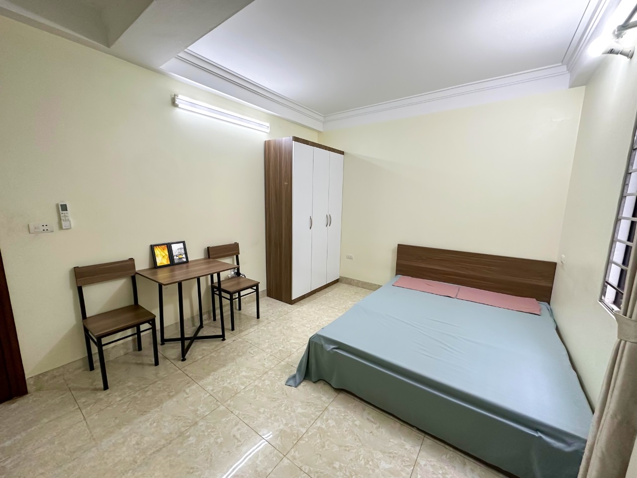 Phòng trọ Studio 26m2 tại RenHouse Yên Hòa - Cầu Giấy - Phòng ngủ