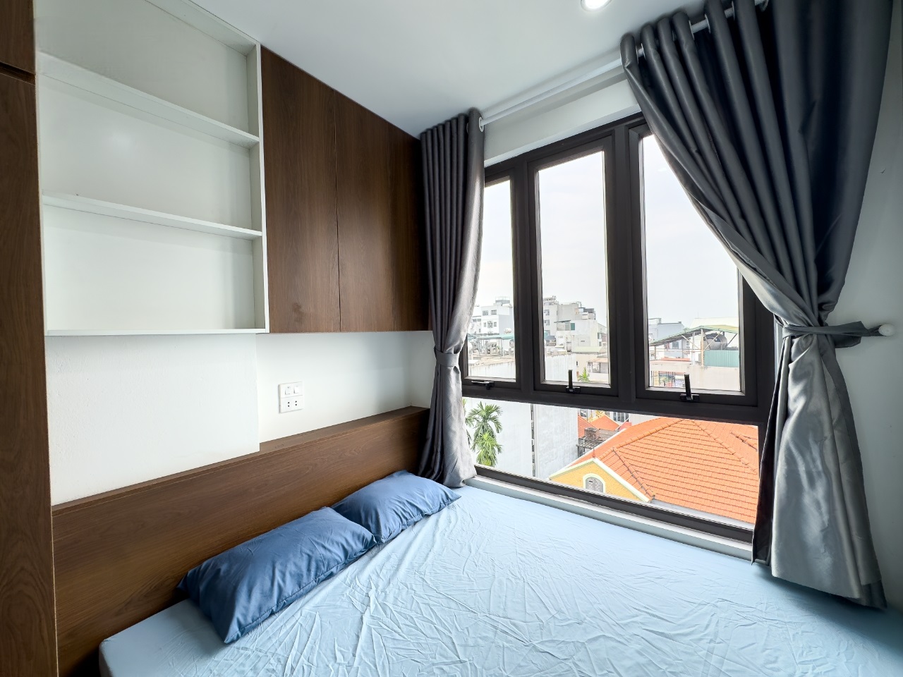 Phòng trọ Studio 28m2 tại RenHouse An Dương Vương 2 - Tây Hồ - Phòng ngủ