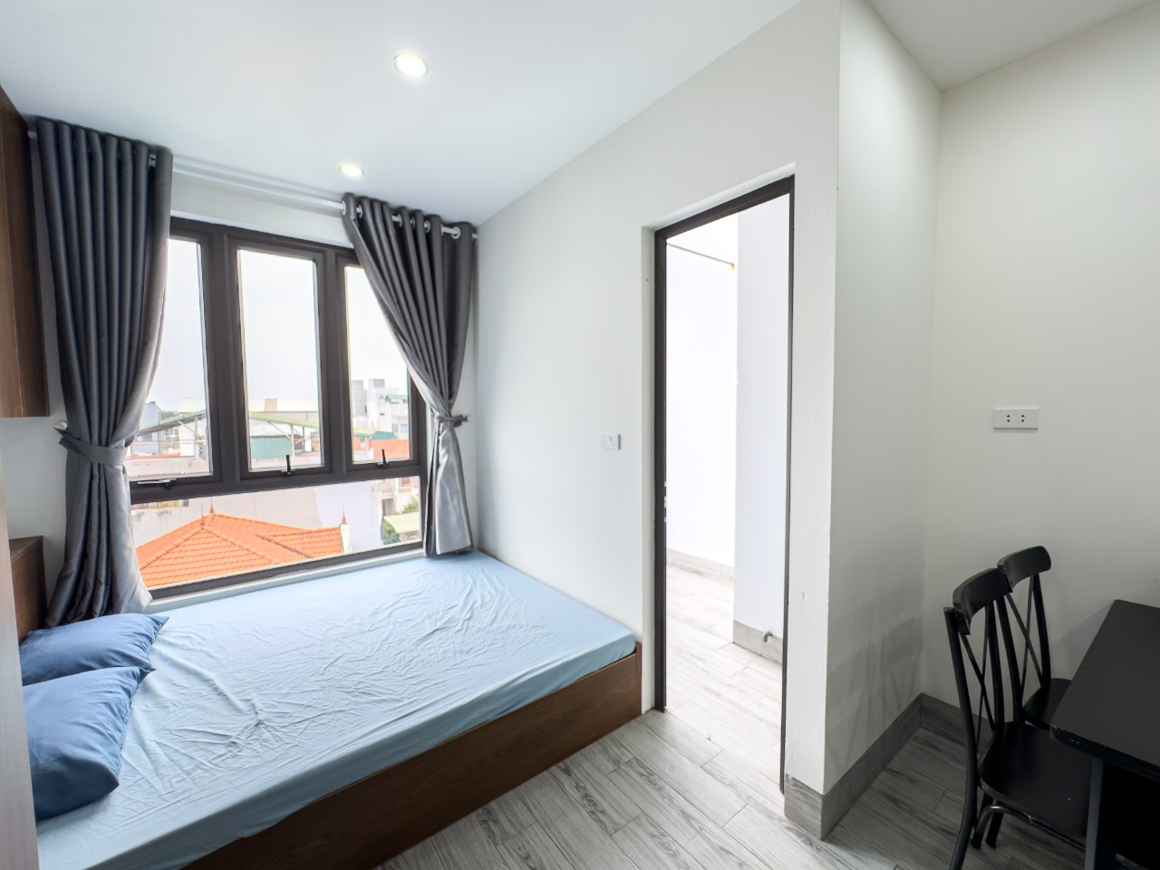 Phòng trọ Studio 28m2 tại RenHouse An Dương Vương 2 - Tây Hồ - Phòng ngủ