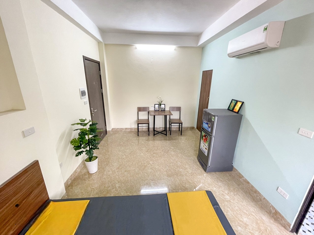 Phòng trọ Studio 30m2 tại RenHouse Trần Thái Tông - Cầu Giấy - Phòng ngủ
