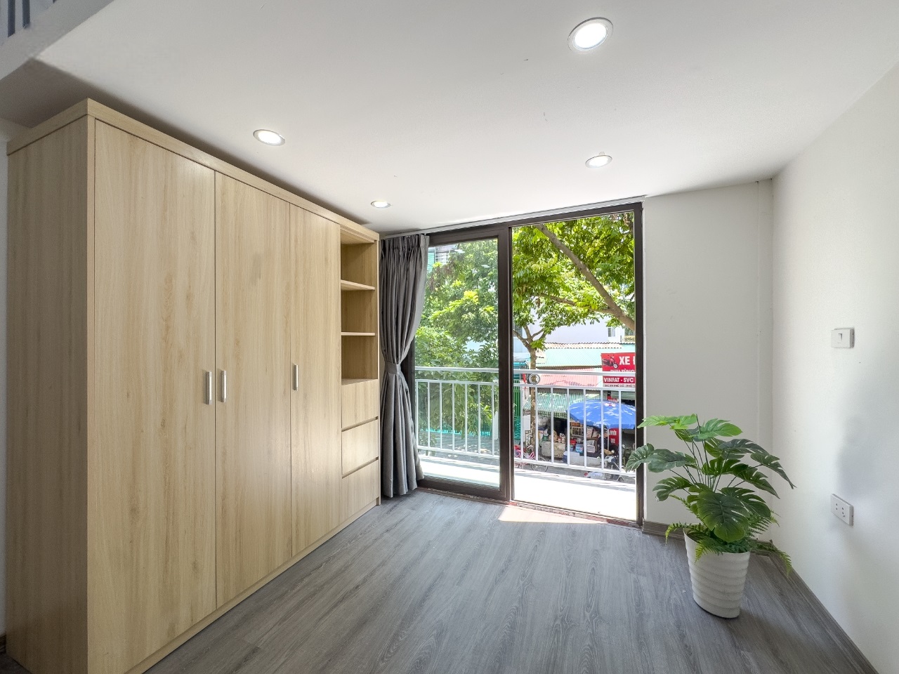 Phòng trọ Duplex 25m2 tại RenHouse Phú Xá - Tây Hồ - Phòng ngủ