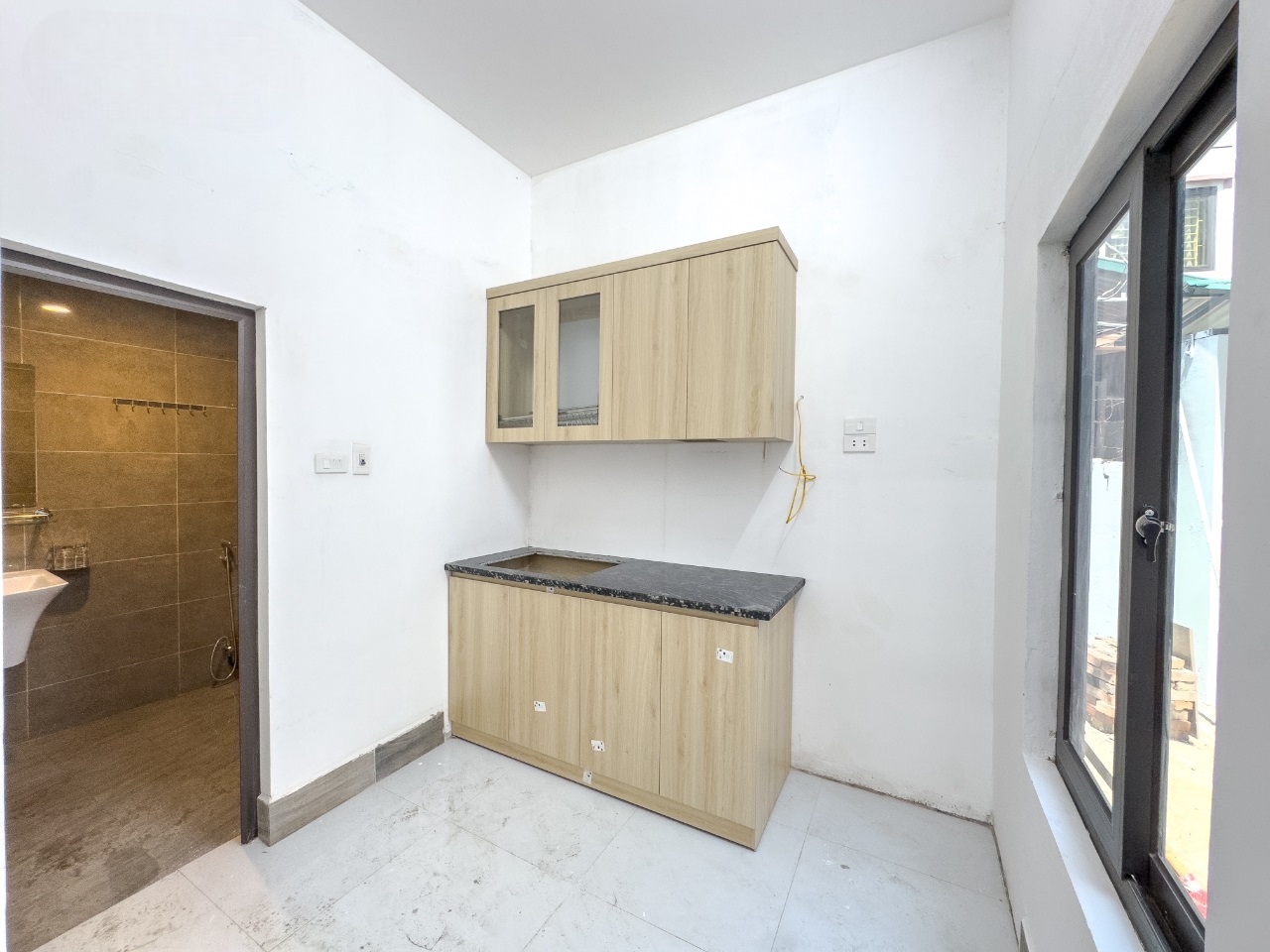 Phòng trọ Duplex 35m2 tại RenHouse Phú Xá - Tây Hồ - Phòng bếp