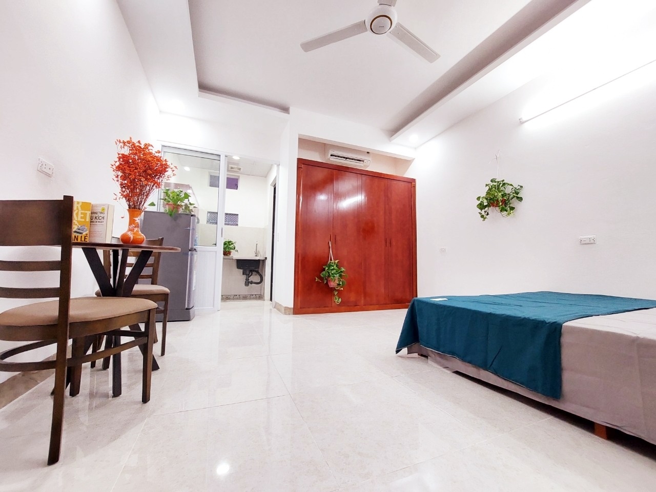 Phòng trọ 1 Phòng ngủ 28m2 tại Suha Home Nguyễn Ngọc Vũ - Cầu Giấy - Phòng ngủ