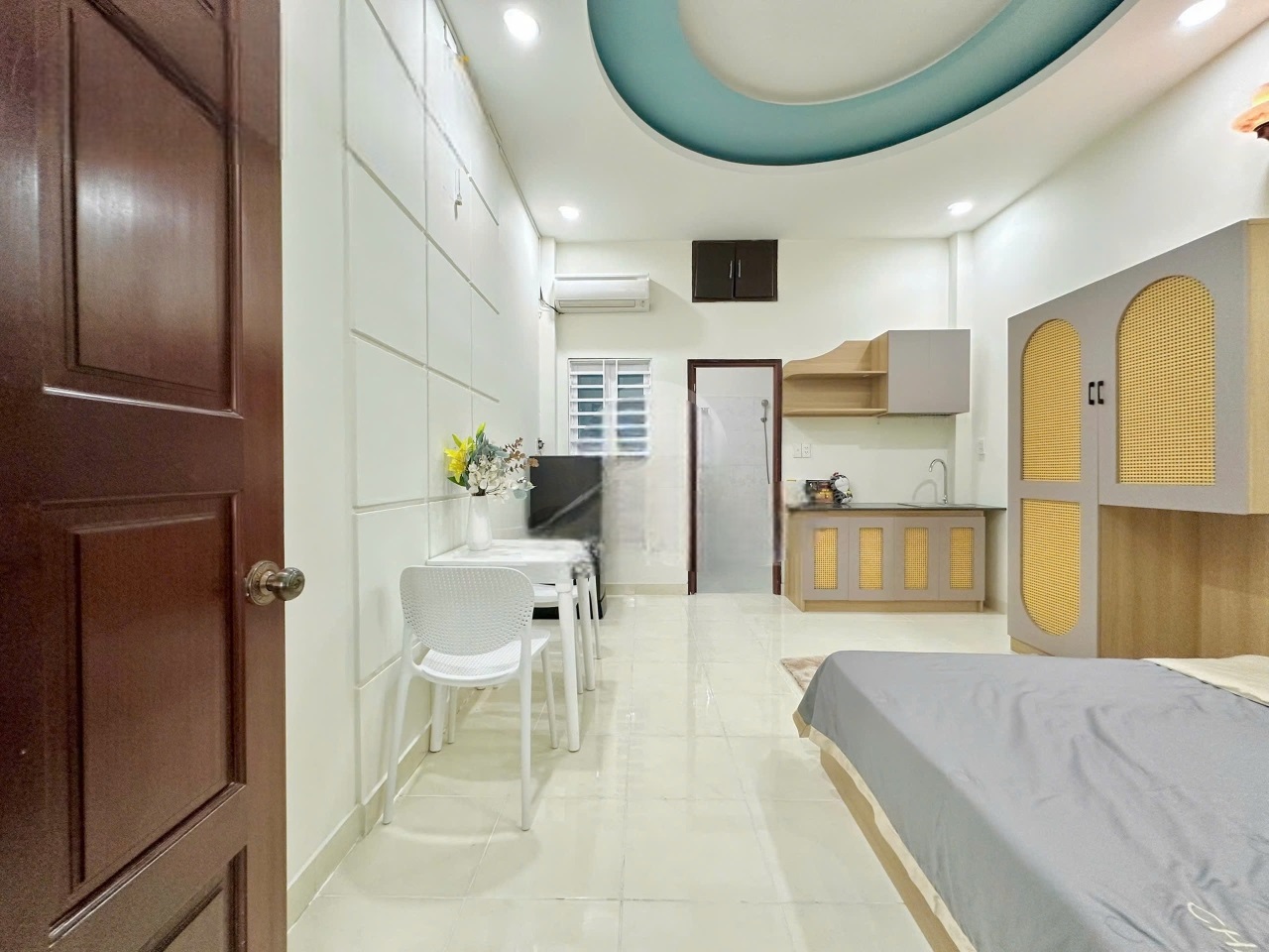 Phòng trọ Studio 20m2 tại NG Home Nguyễn Thái Sơn - Gò Vấp - Phòng ngủ