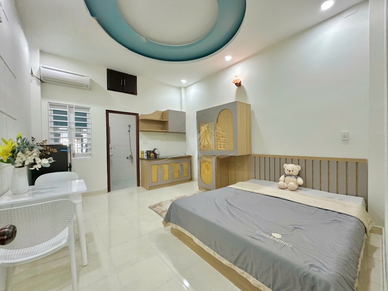 Phòng trọ Studio 20m2 tại NG Home Nguyễn Thái Sơn - Gò Vấp - Phòng ngủ