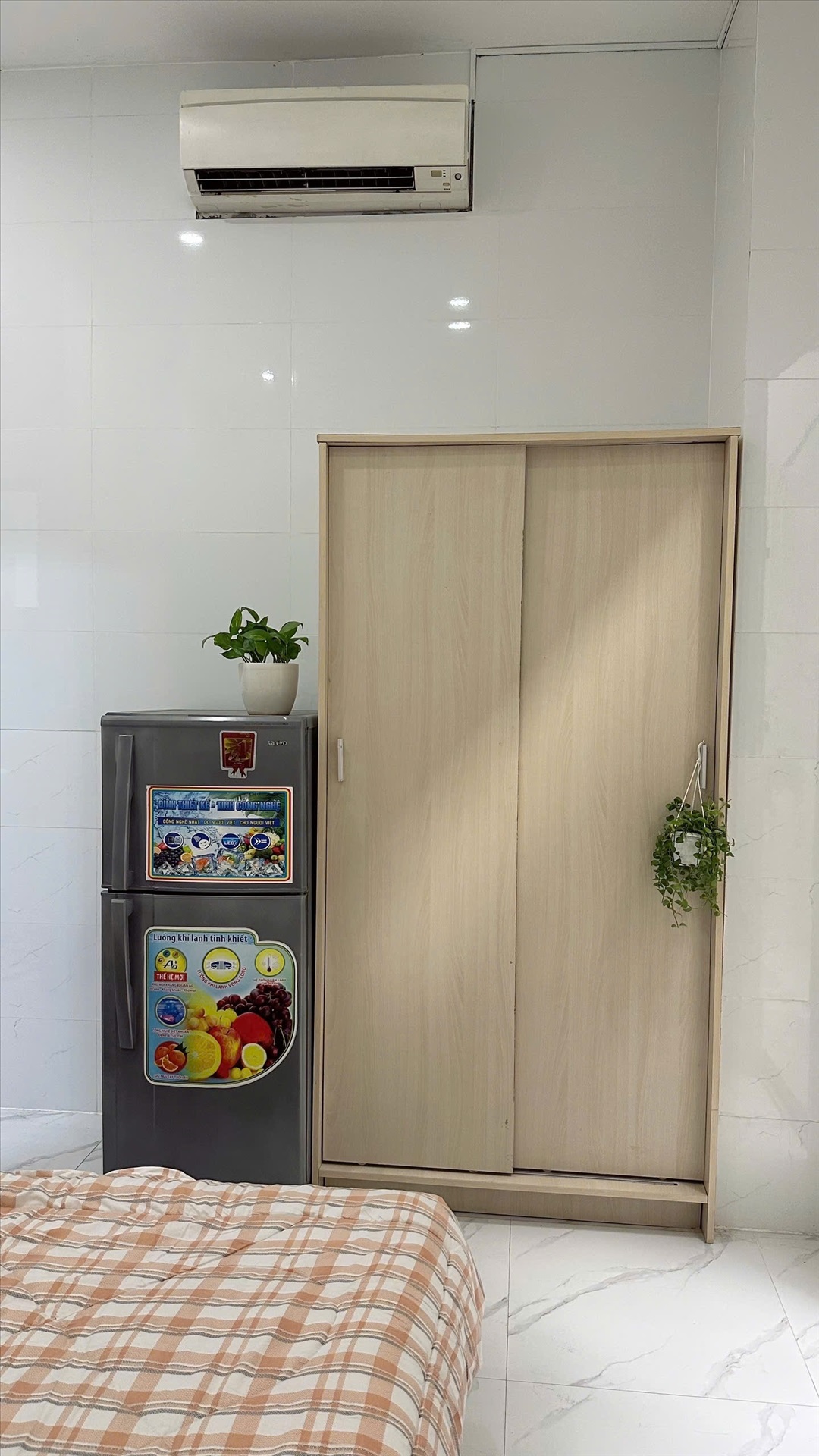 Phòng trọ Studio 20m2 tại TL Home Hồ Hảo Hớn - Quận 1 - Phòng ngủ