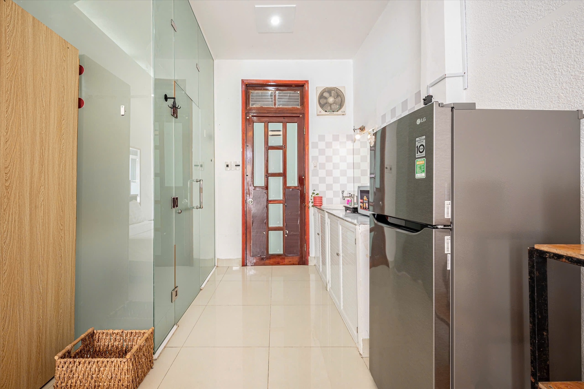 Phòng trọ Studio 30m2 tại TQ Home Cô Giang - Quận 1 - Phòng bếp