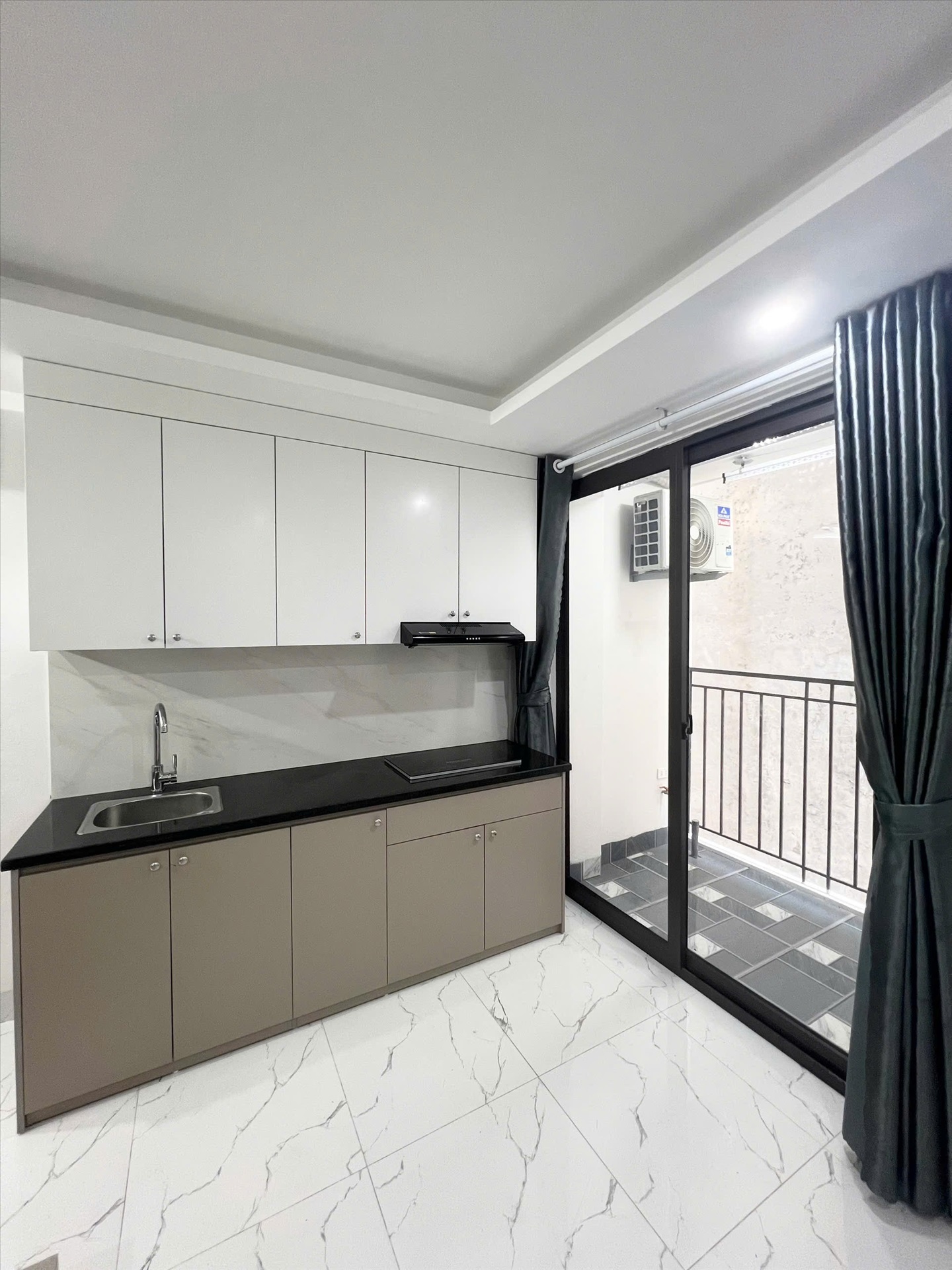 Phòng trọ Studio 25m2 tại QM Housing Apartment Phú Đô - Nam Từ Liêm - Phòng bếp