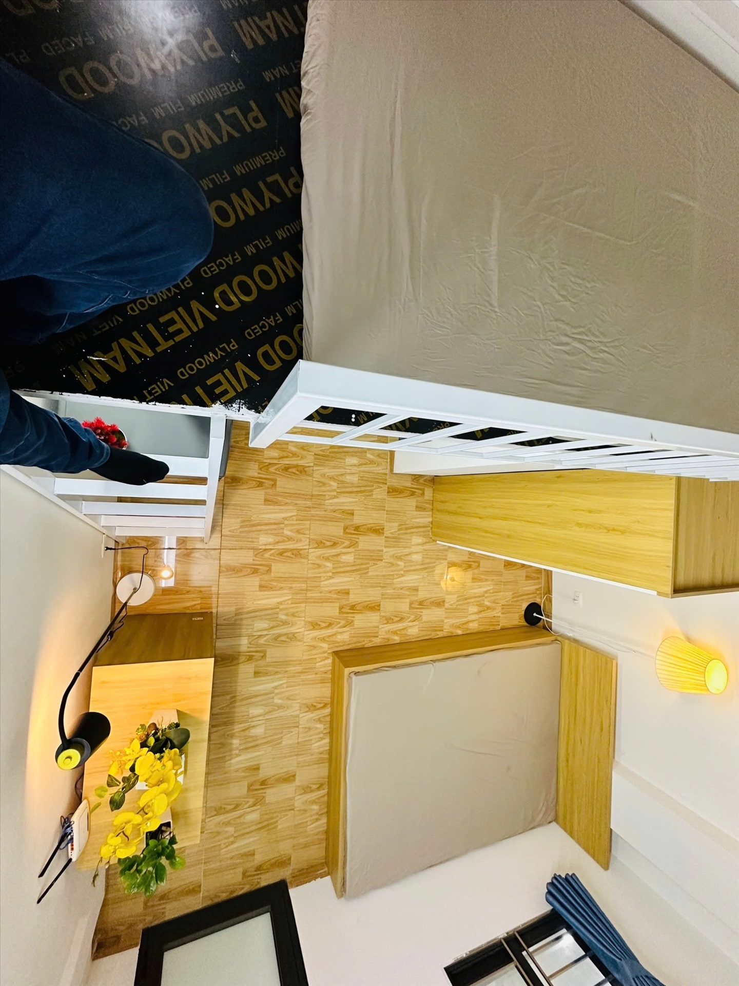 Phòng trọ Duplex 28m2 tại AV Homes Đội Cấn - Ba Đình - Phòng ngủ