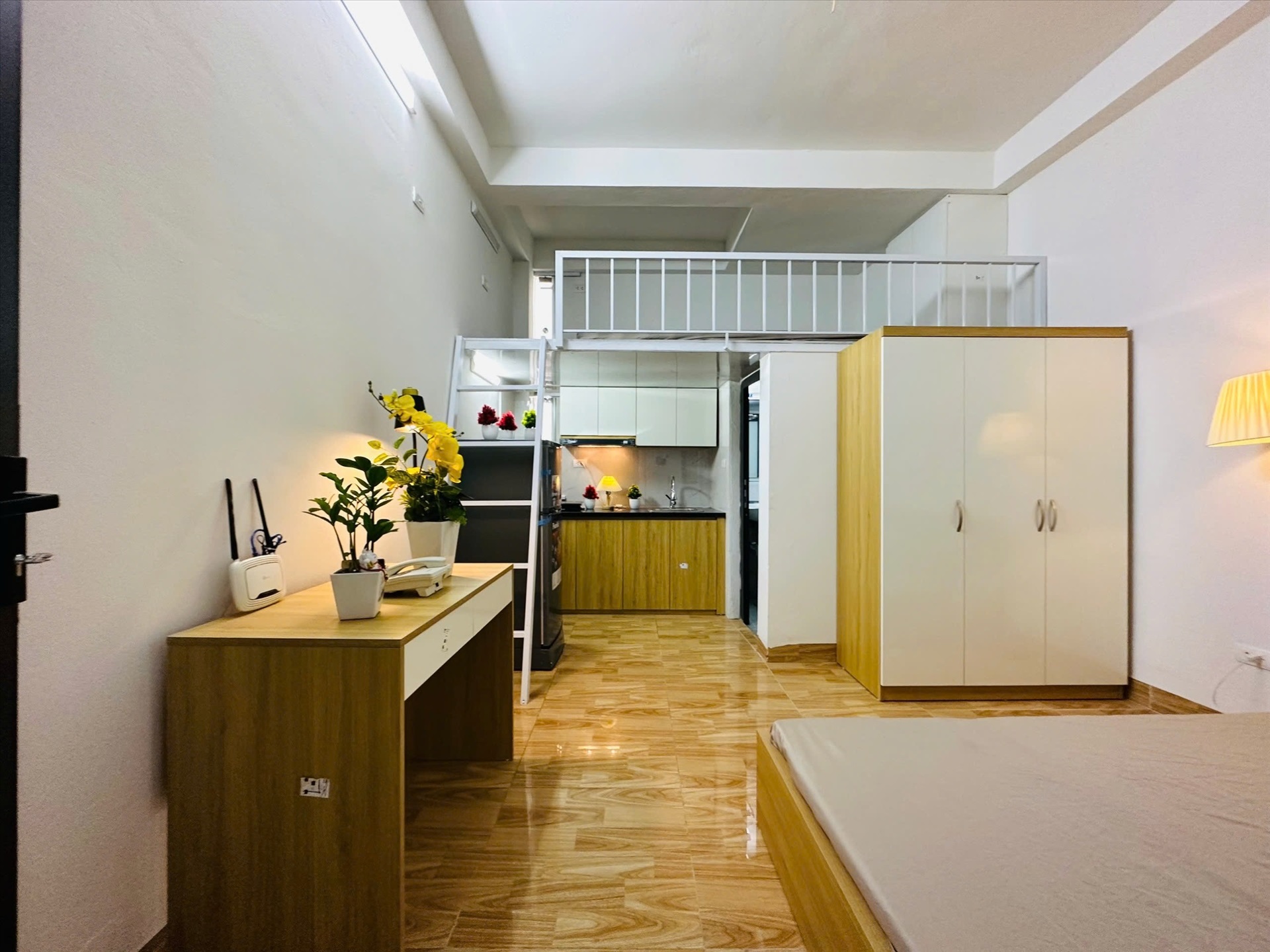 Phòng trọ Duplex 28m2 tại AV Homes Đội Cấn - Ba Đình - Phòng khách