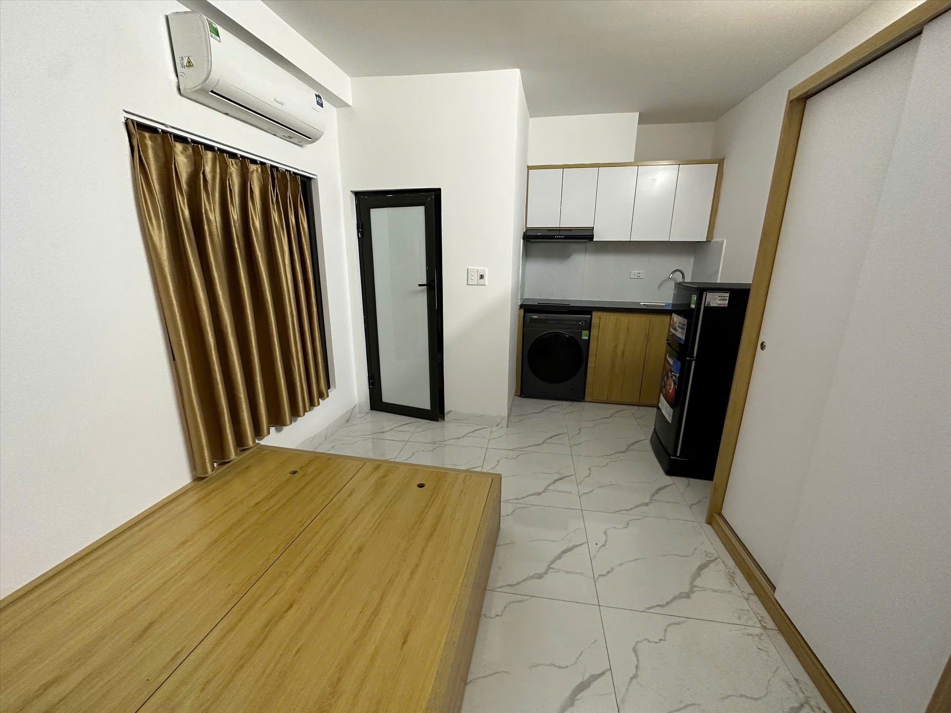 Phòng trọ Studio 20m2 tại CT Housing Phú Mỹ - Nam Từ Liêm - Phòng ngủ