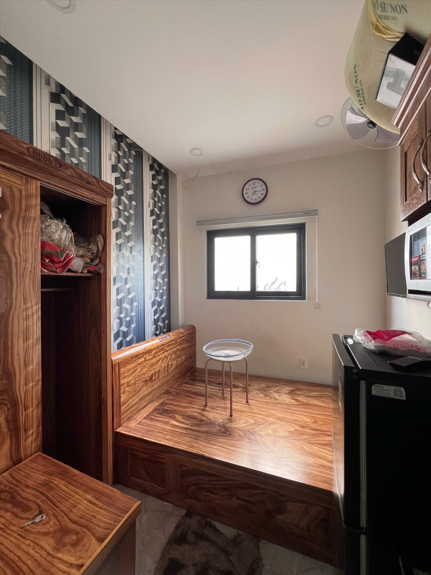 Phòng trọ Studio 20m2 tại BHD Apartment Trần Văn Đang - Quận 3 - Phòng khách