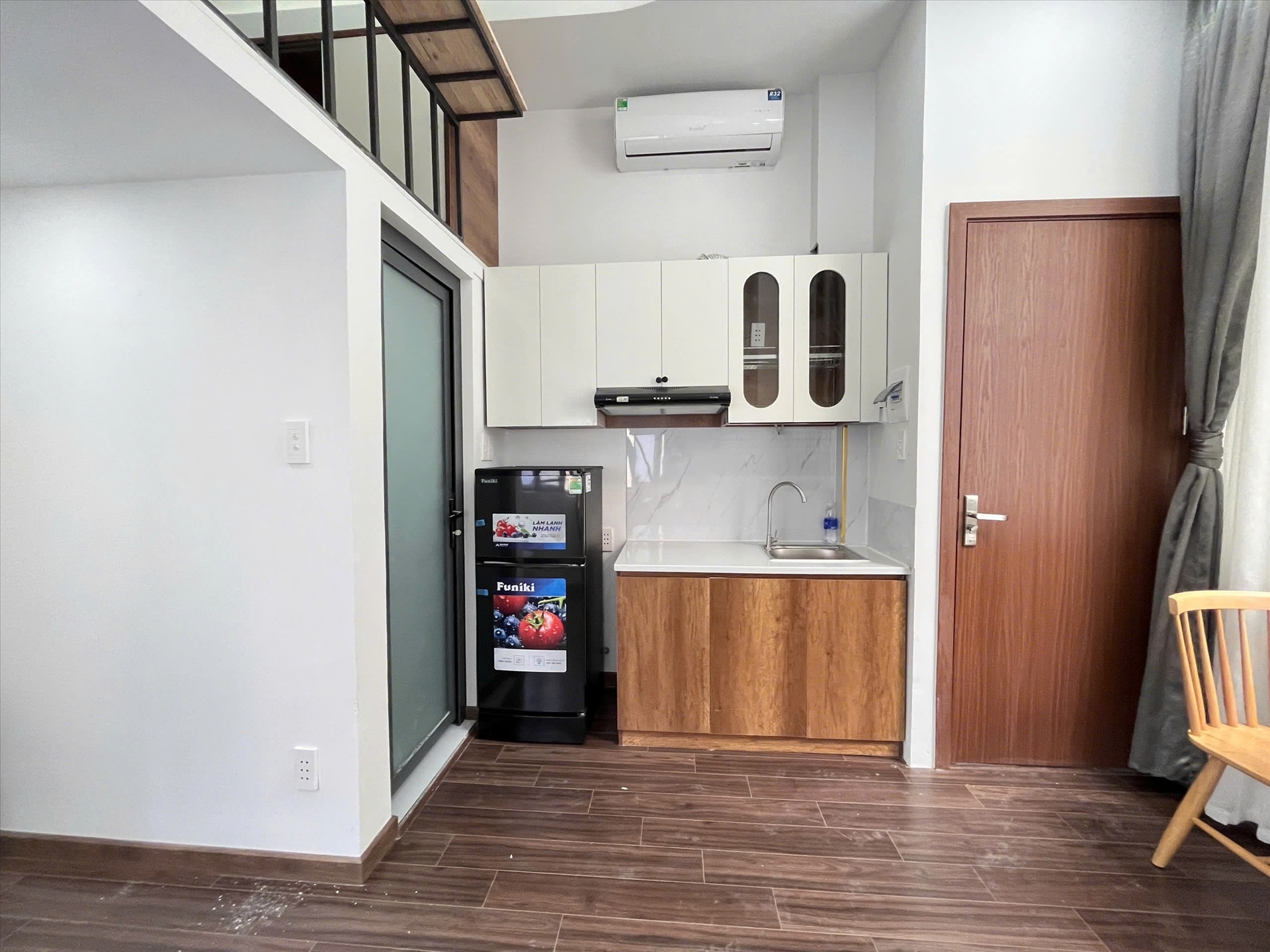 Phòng trọ Duplex 20m2 tại Redhomes Hiệp Nhất - Tân Bình - Phòng ngủ