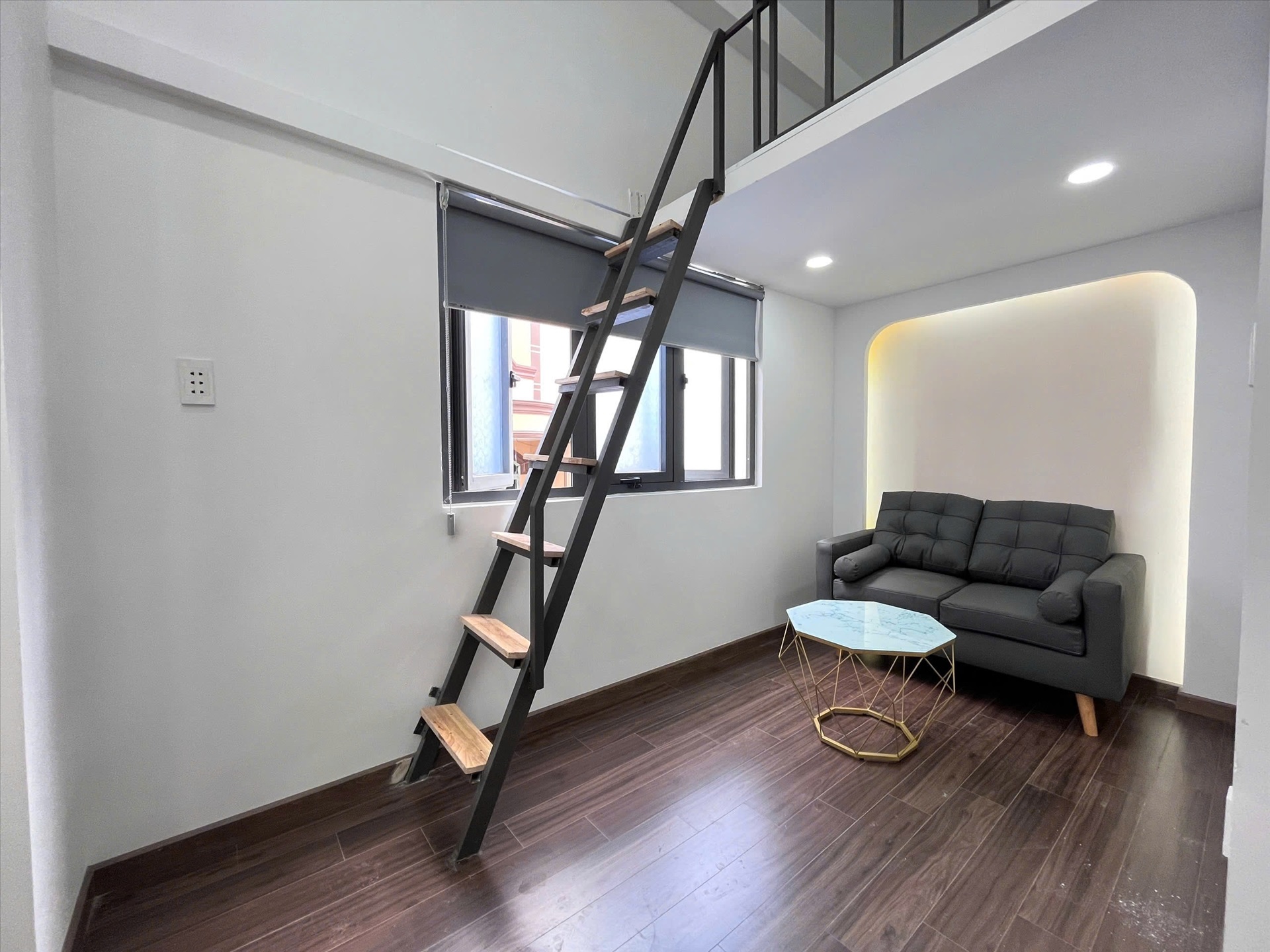 Phòng trọ Duplex 20m2 tại Redhomes Hiệp Nhất - Tân Bình - Phòng ngủ
