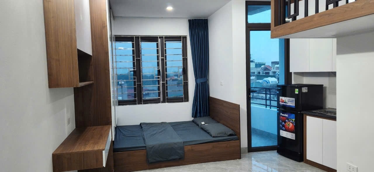 Phòng trọ Studio 25m2 tại CTL House Phú Đô - Nam Từ Liêm - Phòng ngủ