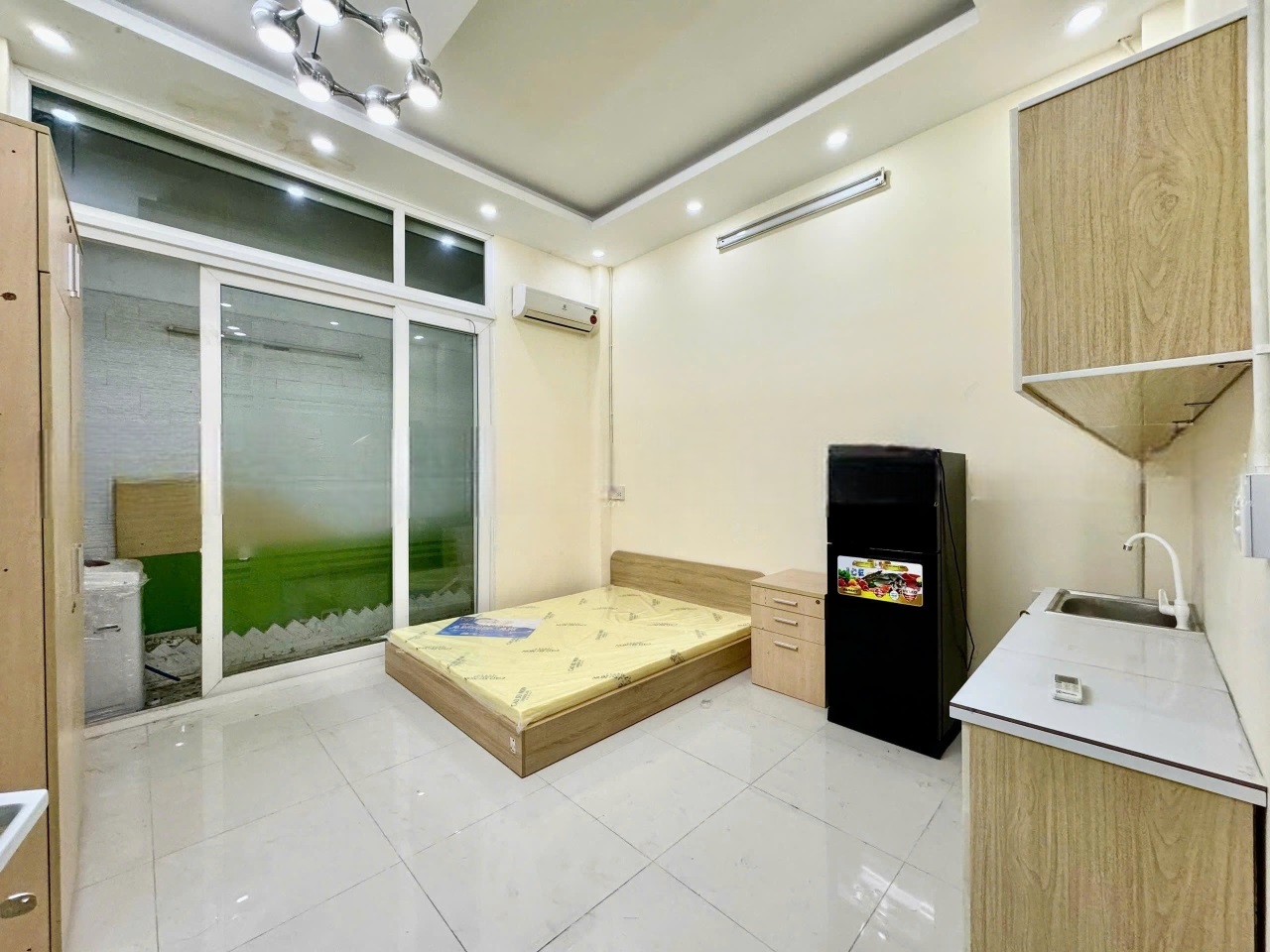 Phòng trọ Studio 30m2 tại P Home Gò Dầu - Tân Phú - Phòng ngủ