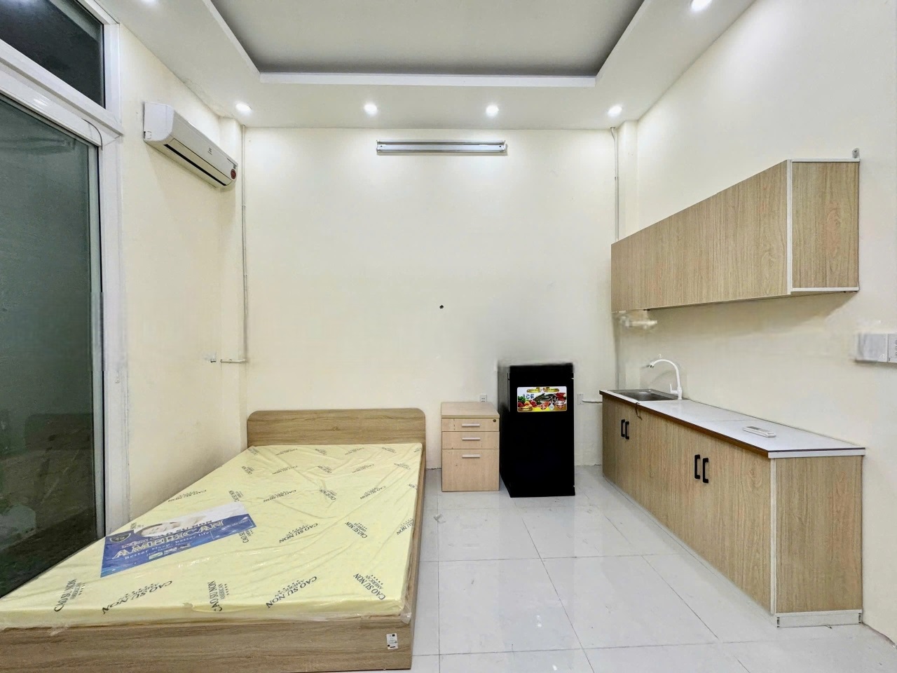 Phòng trọ Studio 30m2 tại P Home Gò Dầu - Tân Phú - Phòng ngủ