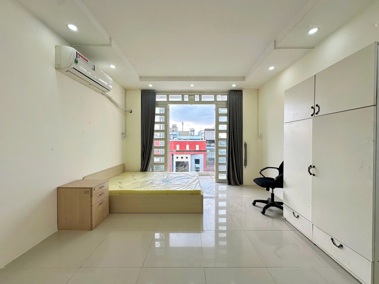 Phòng trọ Studio 30m2 tại P Home Gò Dầu - Tân Phú - Phòng ngủ