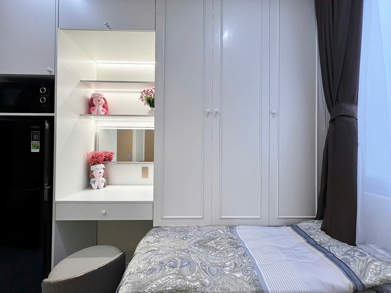 Phòng trọ Studio 30m2 tại LP House Huỳnh Văn Bánh - Phú Nhuận - Phòng ngủ