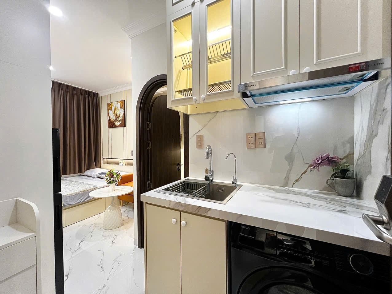 Phòng trọ Studio 30m2 tại LP House Huỳnh Văn Bánh - Phú Nhuận - Phòng ngủ