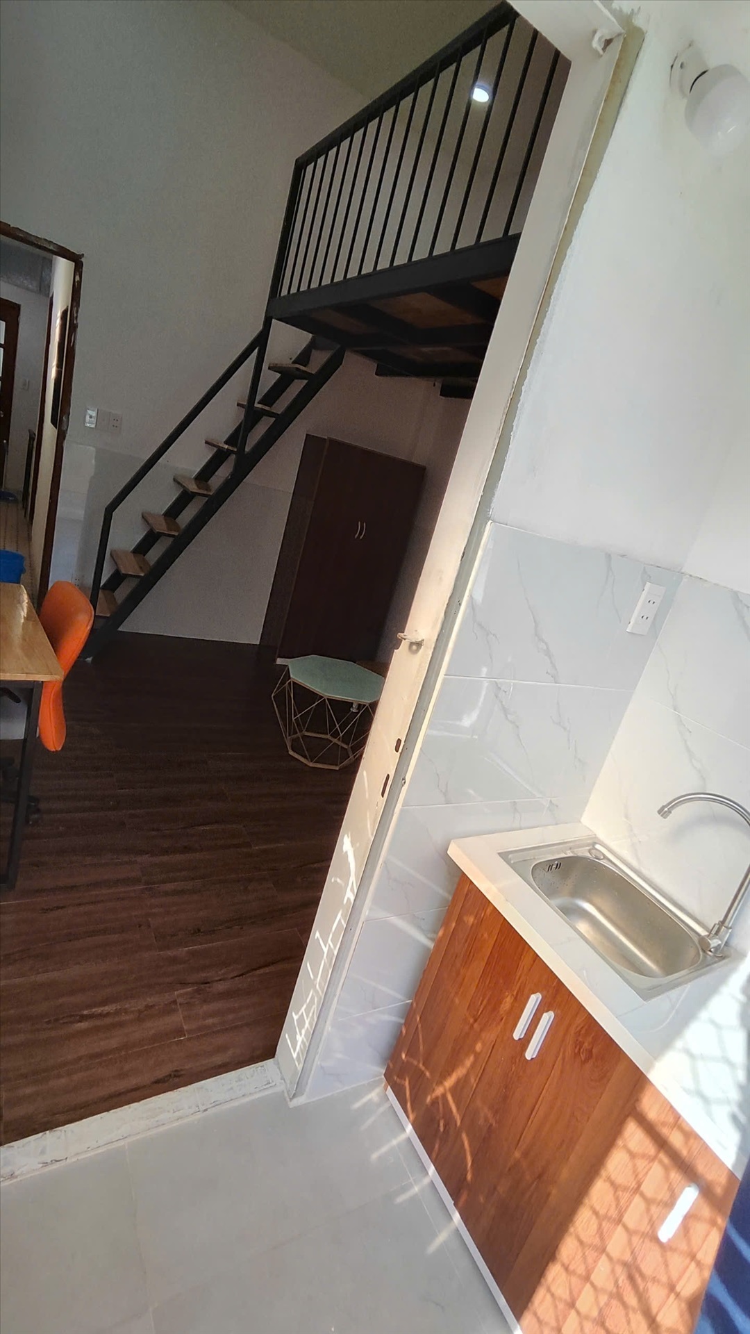 Phòng trọ Duplex 25m2 tại An Home Lê Lai - Tân Bình - Phòng bếp