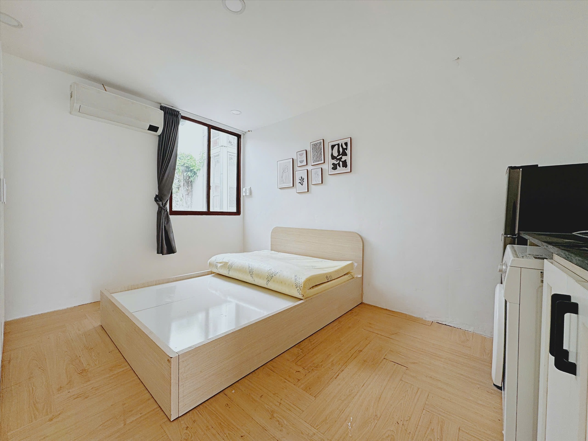 Phòng trọ Studio 25m2 tại UD House Đường C1 - Tân Bình - Phòng ngủ