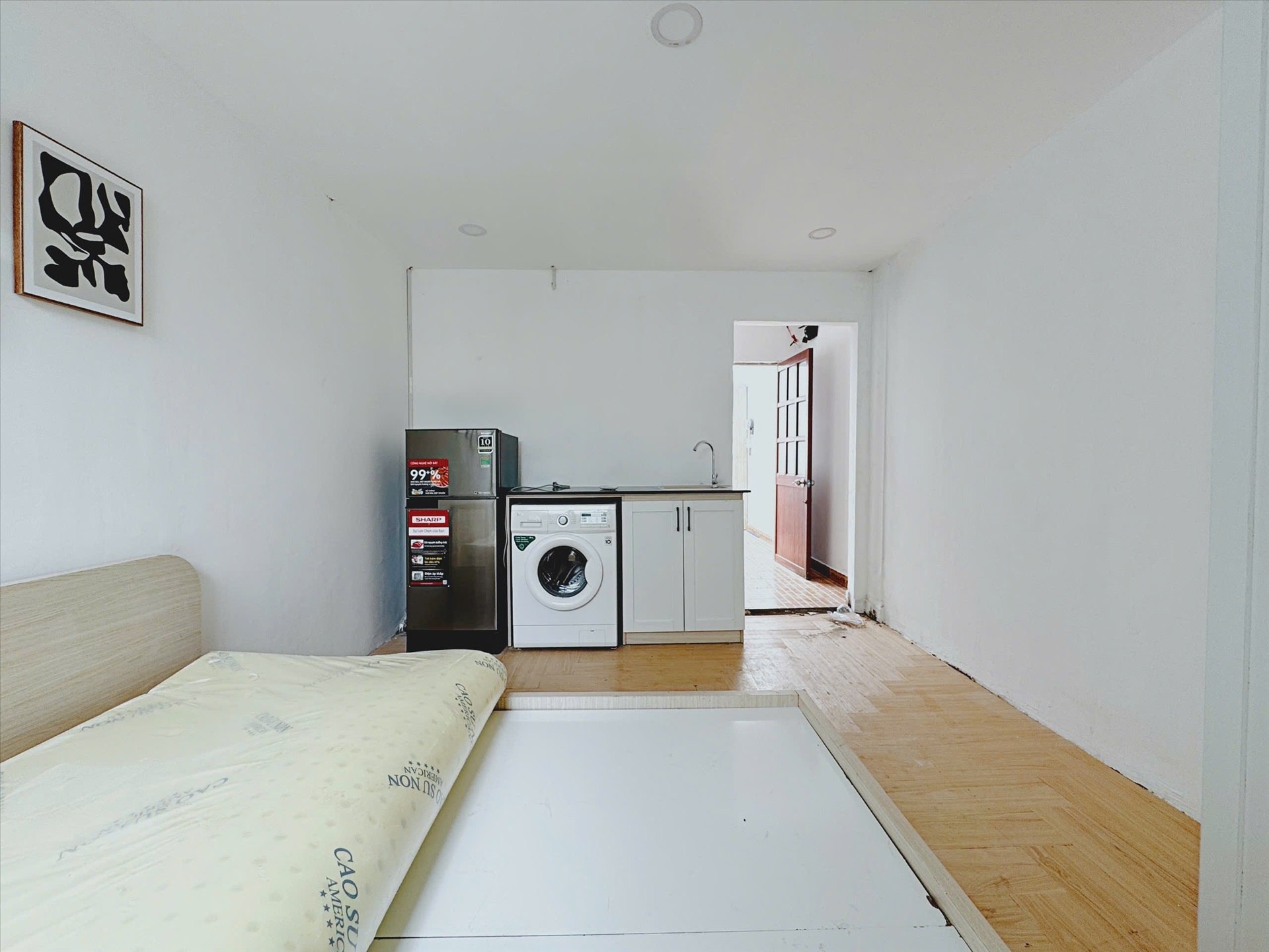 Phòng trọ Studio 25m2 tại UD House Đường C1 - Tân Bình - Phòng ngủ