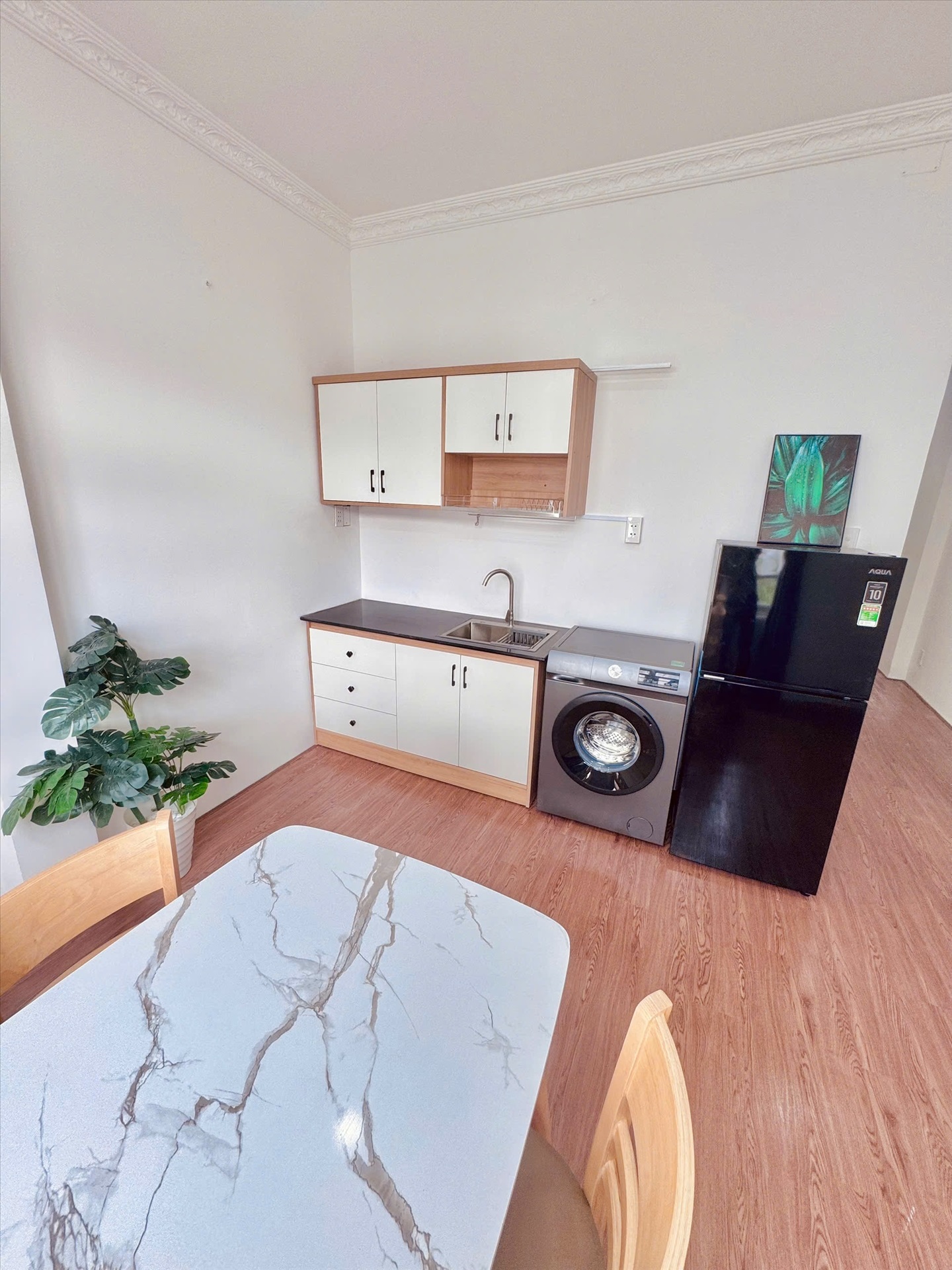 Phòng trọ 2 Phòng ngủ 50m2 tại AT House Hoàng Diệu - Phú Nhuận - Phòng bếp