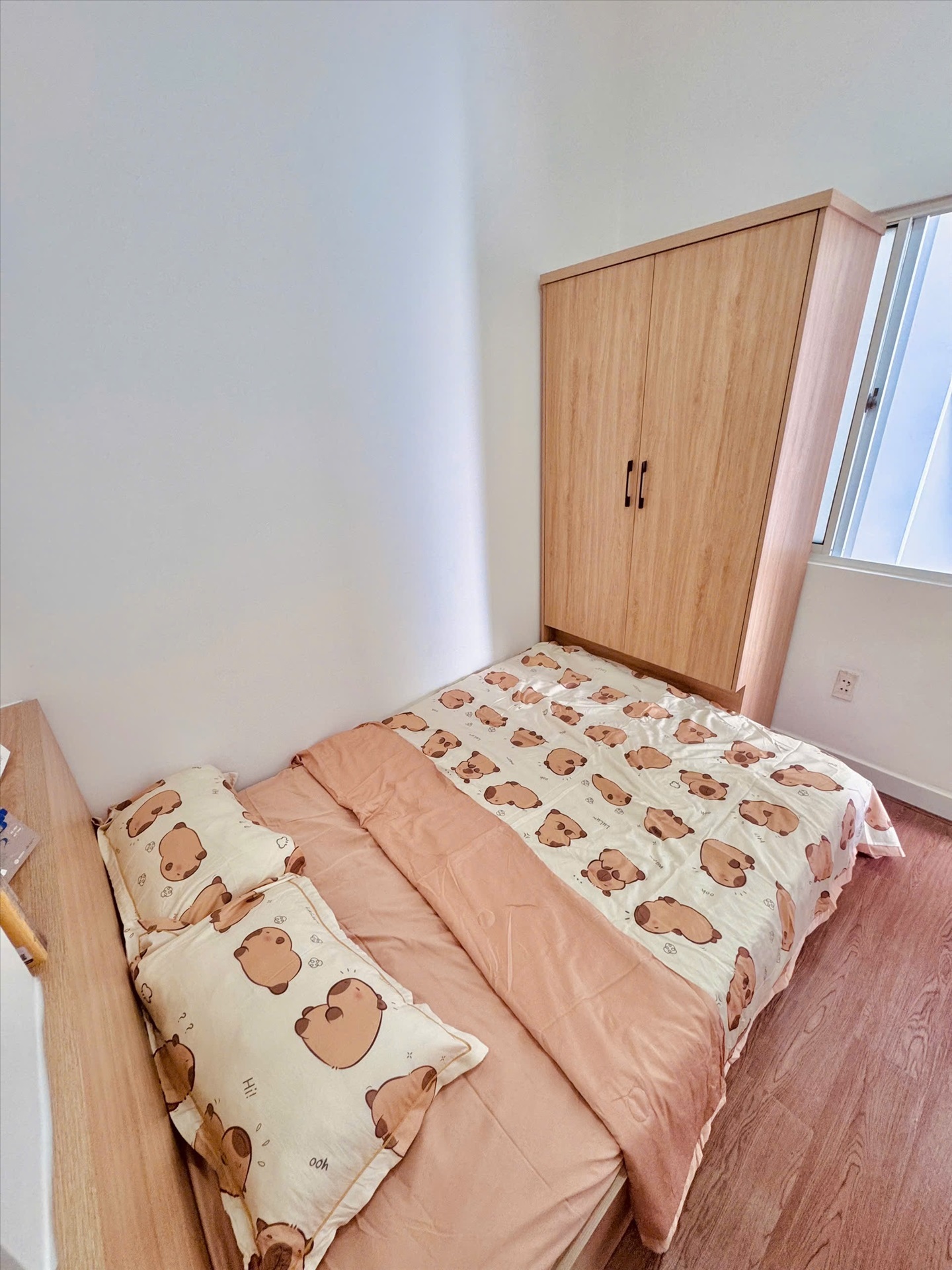 Phòng trọ Studio 25m2 tại AT House Hoàng Diệu - Phú Nhuận - Phòng ngủ